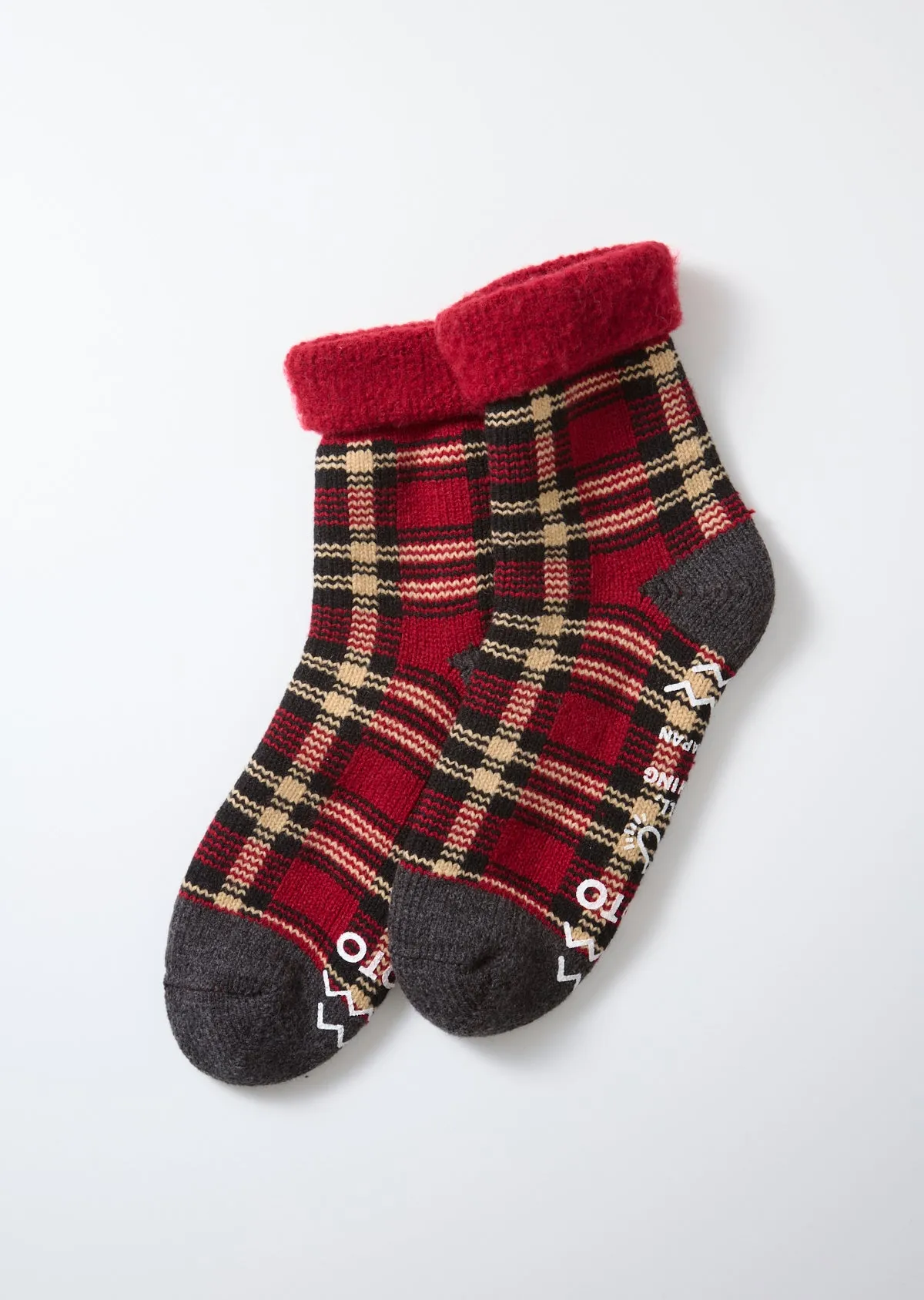 コンフィー ルームソックス ”チェック” sold by ROTOTO product image thumbnail 3