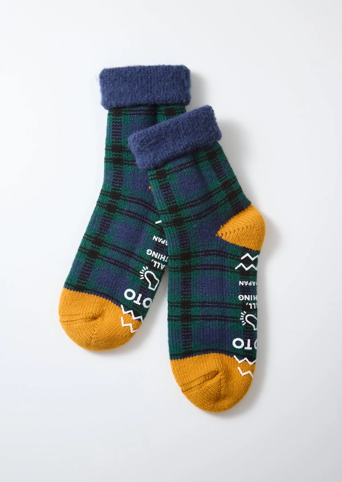 コンフィー ルームソックス ”チェック” sold by ROTOTO product image thumbnail 4