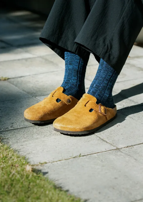 オーガニックコットン インディゴトーンソックス made by ROTOTO