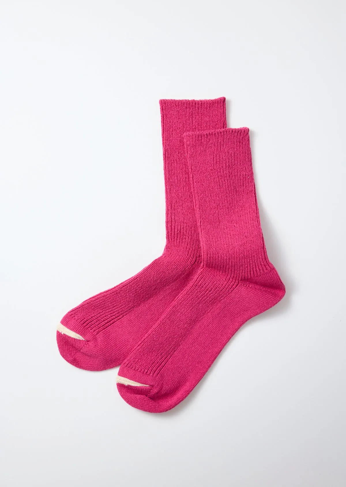 和紙 & リサイクルコットン リブクルーソックス sold by ROTOTO product image thumbnail 2