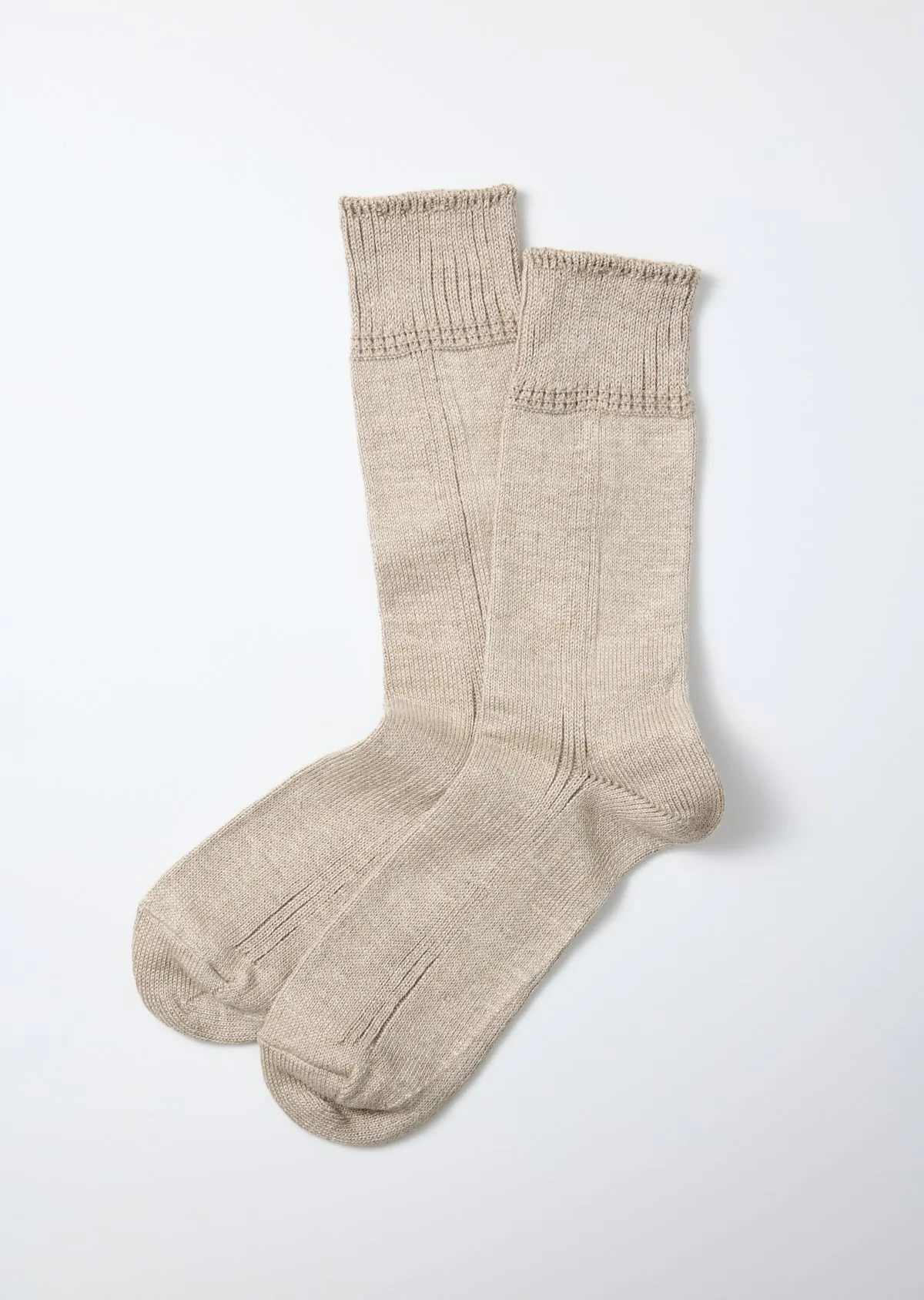 バーチカルライン リネンコットンソックス sold by ROTOTO product image thumbnail 5