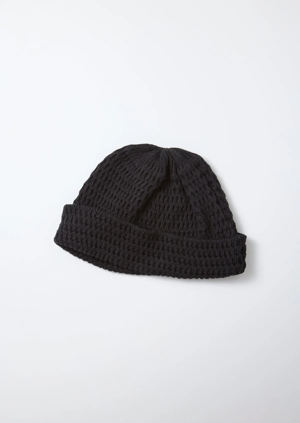 リサイクルコットン オープン ニットビーニー sold by ROTOTO product image thumbnail 5