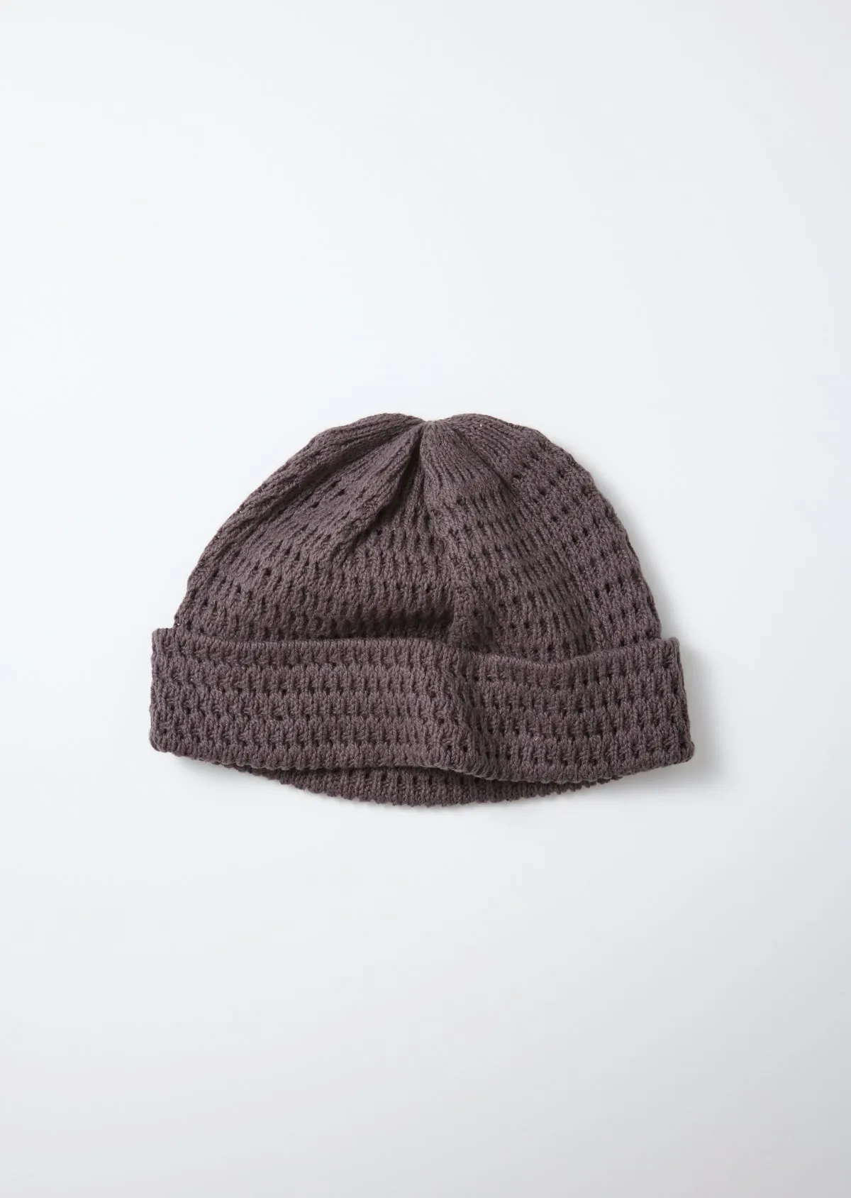 リサイクルコットン オープン ニットビーニー sold by ROTOTO product image thumbnail 2