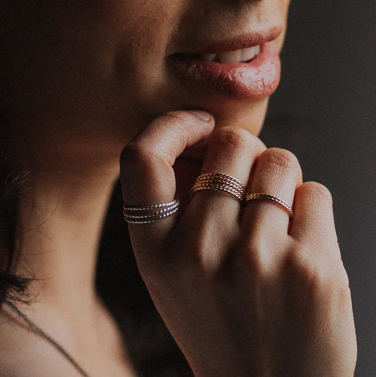 Twisted Sterling Silver Ring sold by Upstate Stock product image thumbnail 4