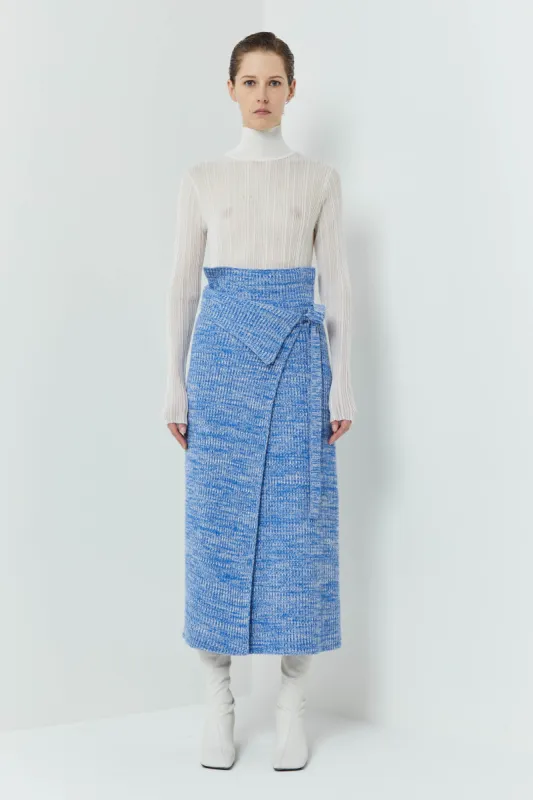 Kania Knitted Wrap Skirt made by Christian Wijnants