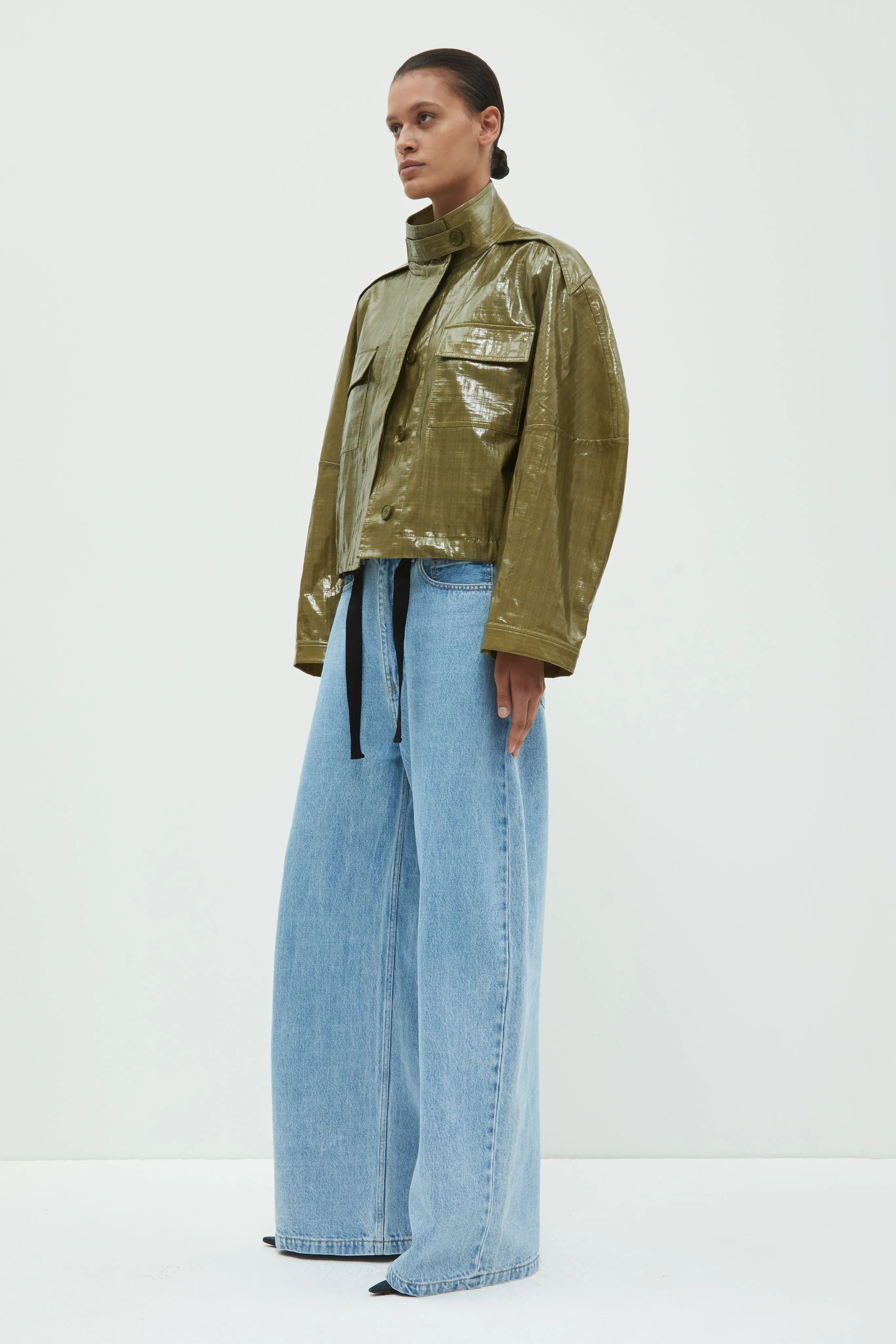 Juna Cropped Jacket sold by Christian Wijnants product image thumbnail 3