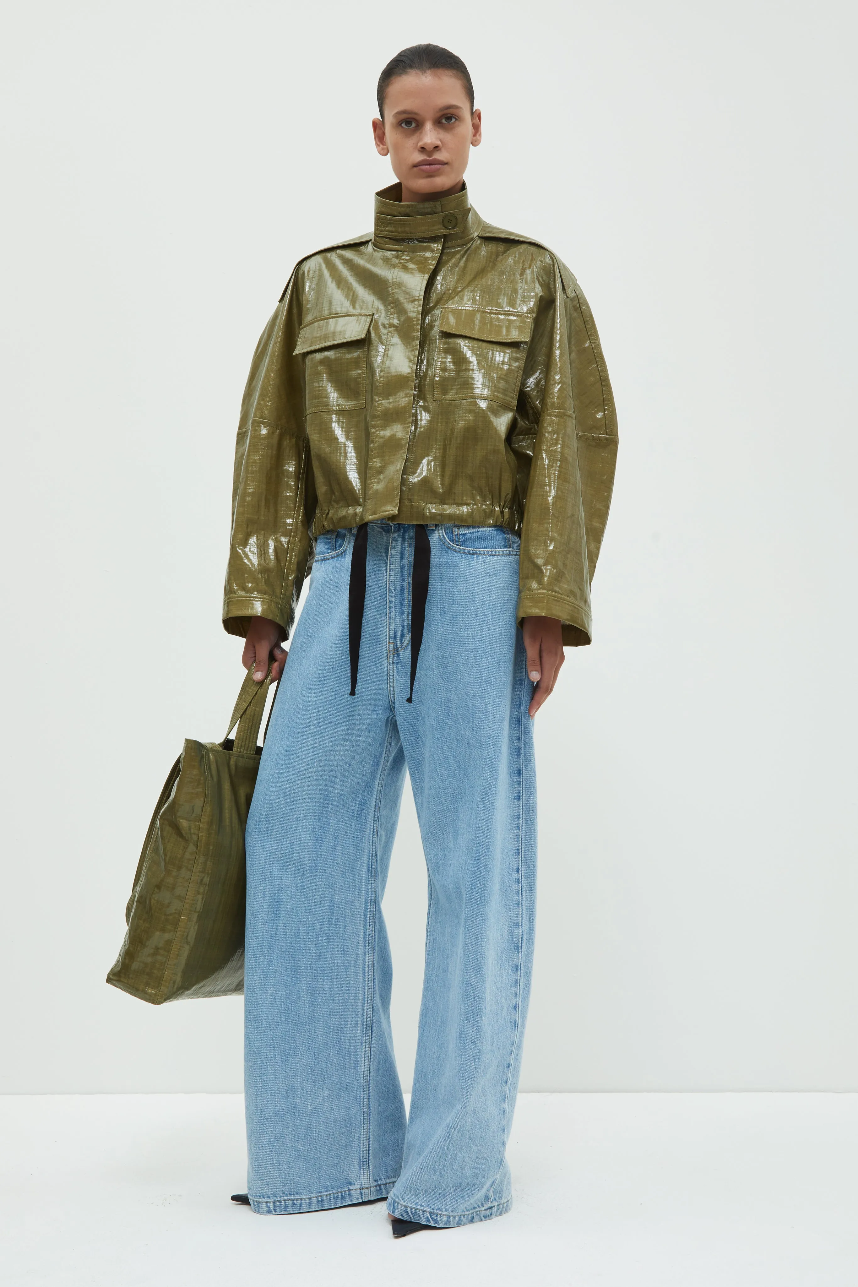 Juna Cropped Jacket sold by Christian Wijnants