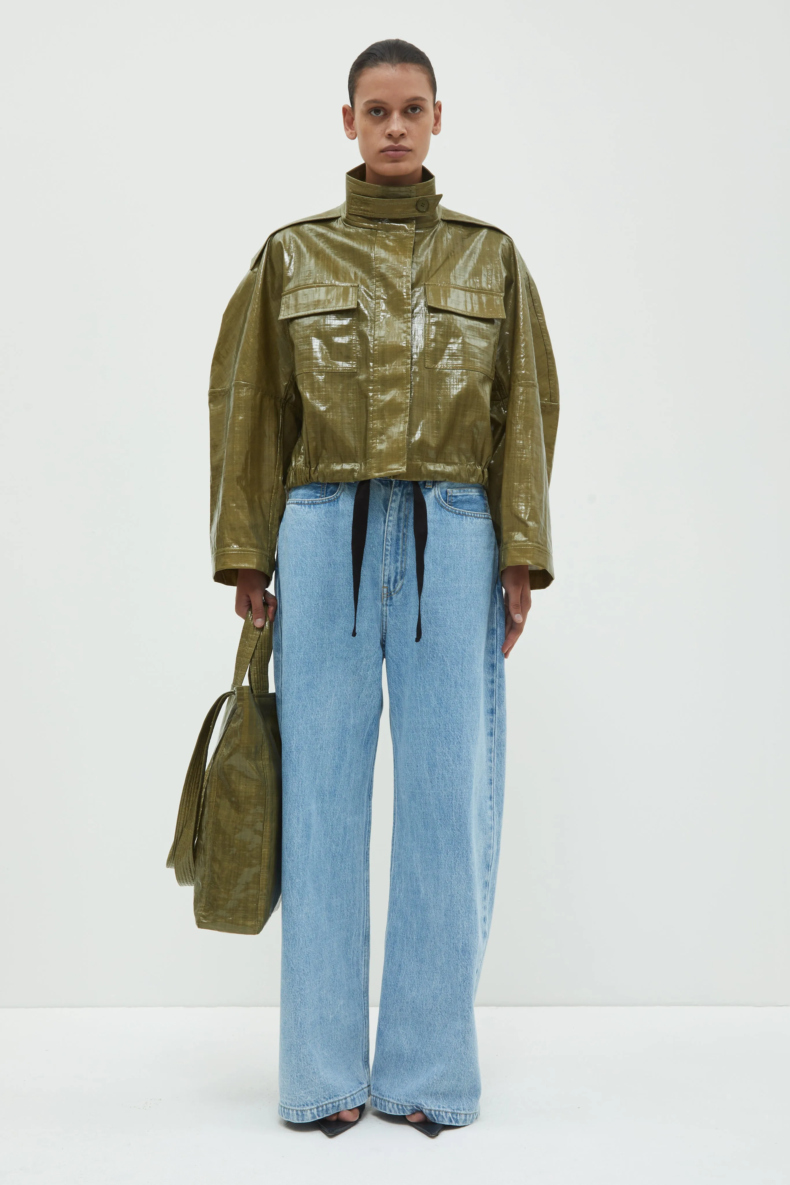 Juna Cropped Jacket sold by Christian Wijnants product image thumbnail 5