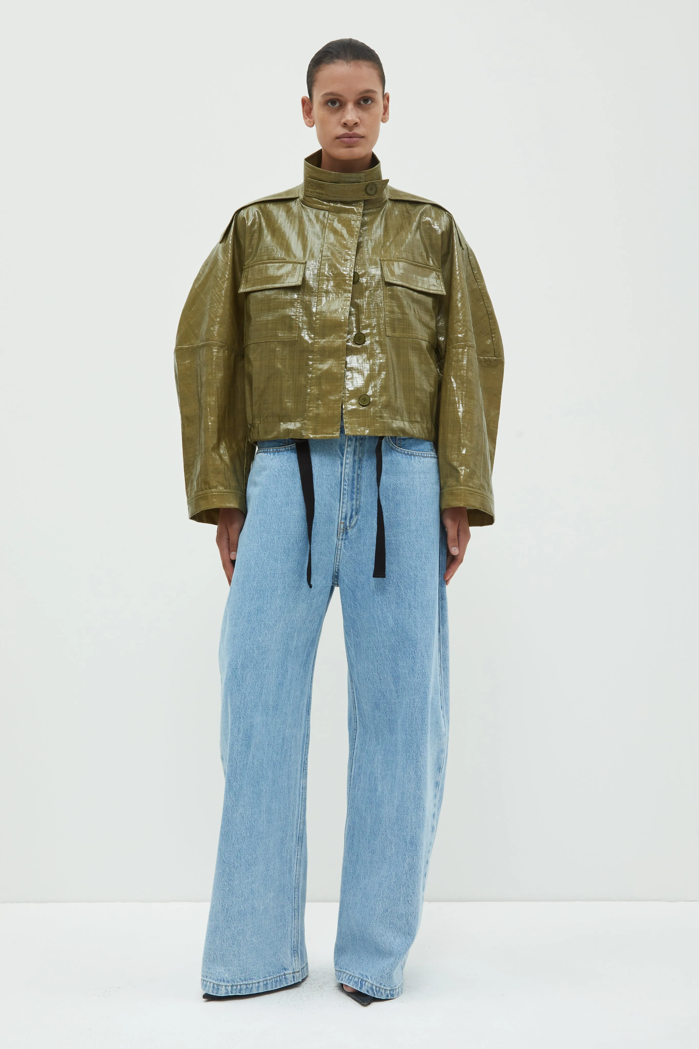 Juna Cropped Jacket sold by Christian Wijnants product image thumbnail 2