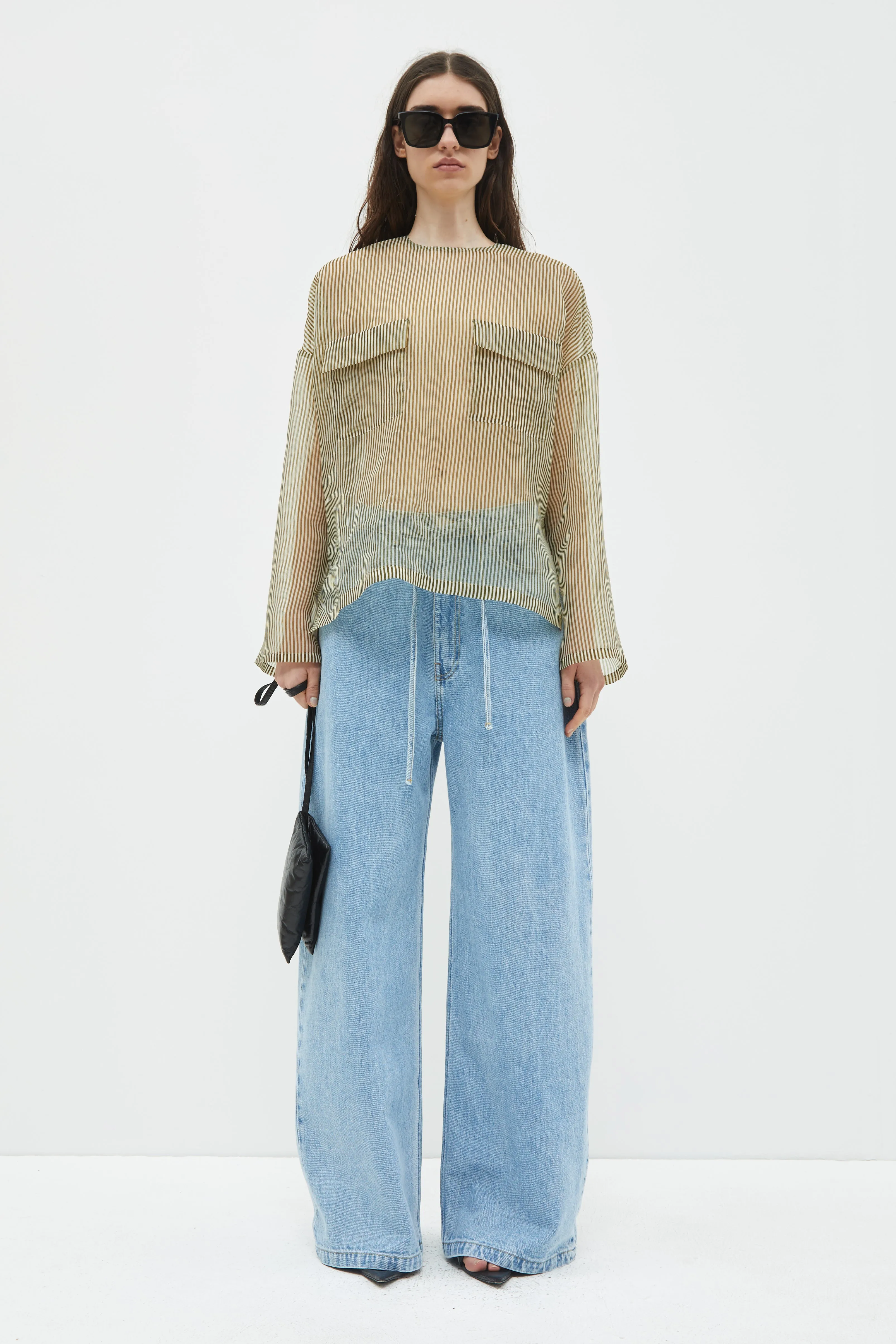 Tenoi Boxy Organza Top sold by Christian Wijnants