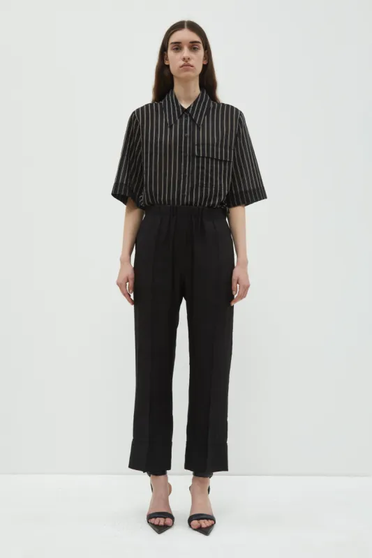 Panesh Cropped Straight Pants sold by Christian Wijnants