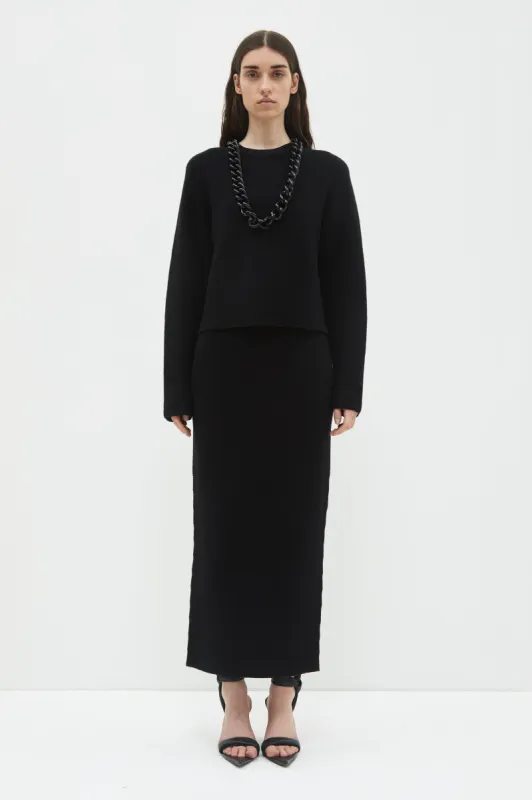 Kenar Wholegarment Knitted Skirt made by Christian Wijnants