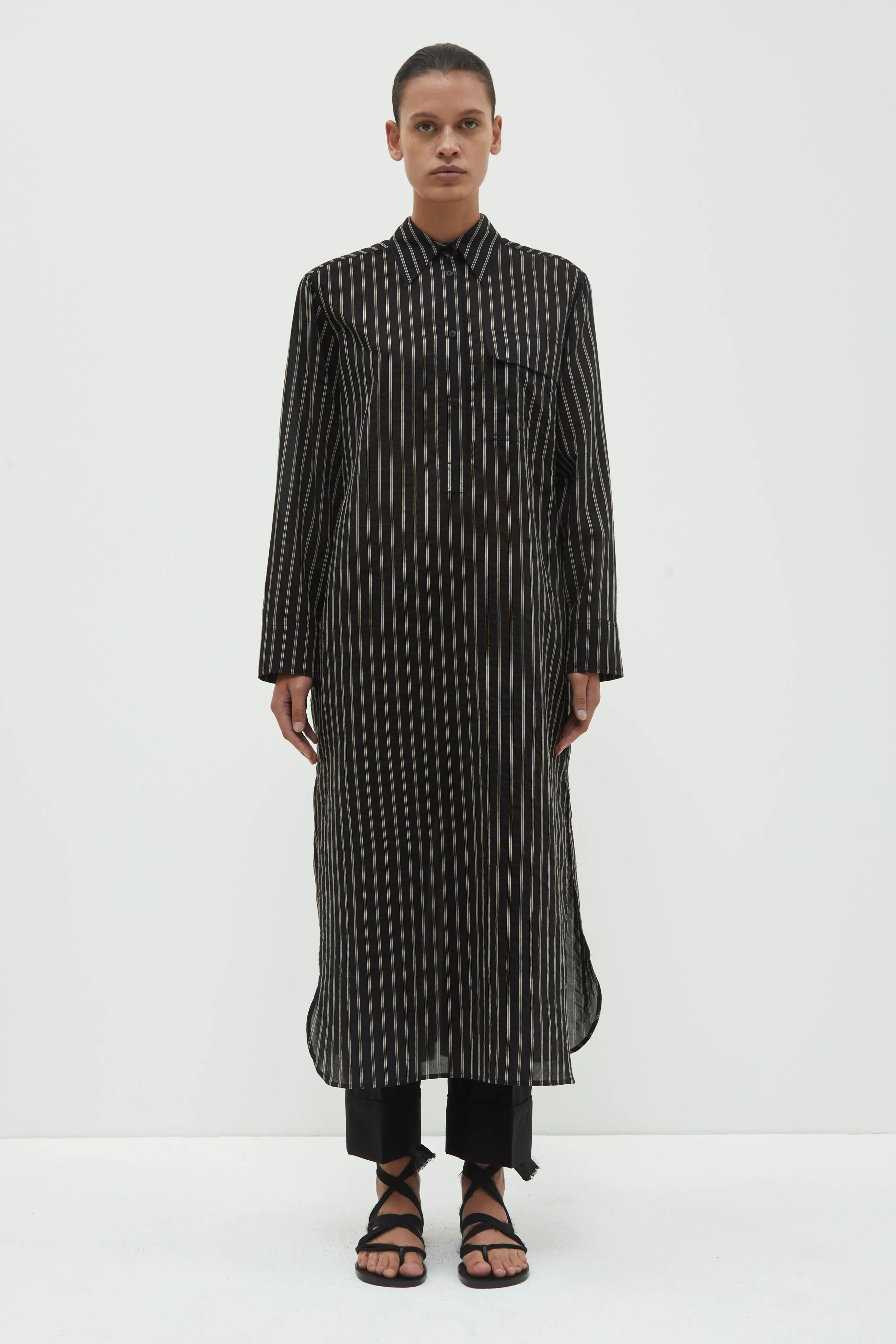 Dua Long Sleeves Shirt Dress sold by Christian Wijnants product image thumbnail 4