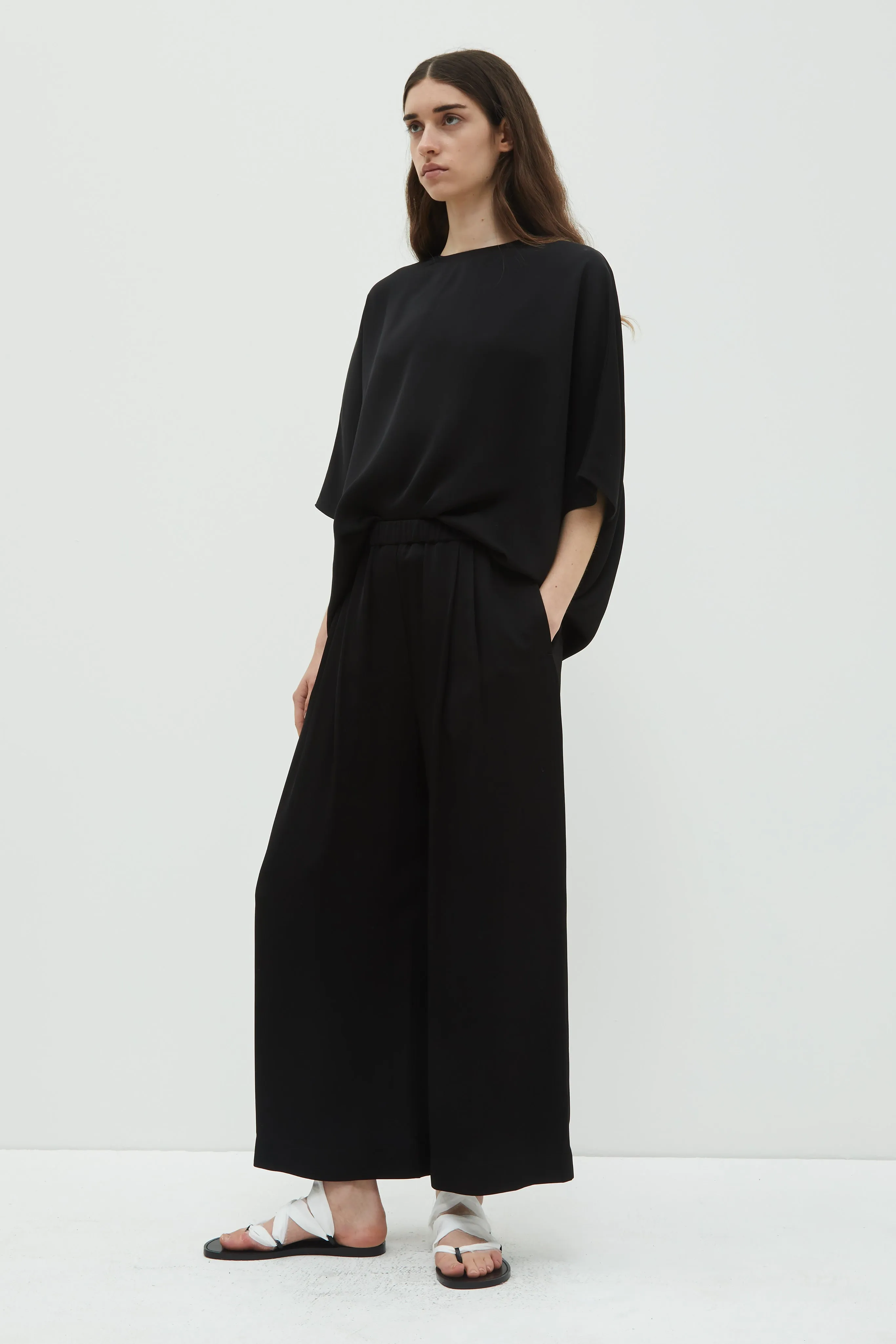 Pima Cropped Wide Leg Pants sold by Christian Wijnants product image thumbnail 2