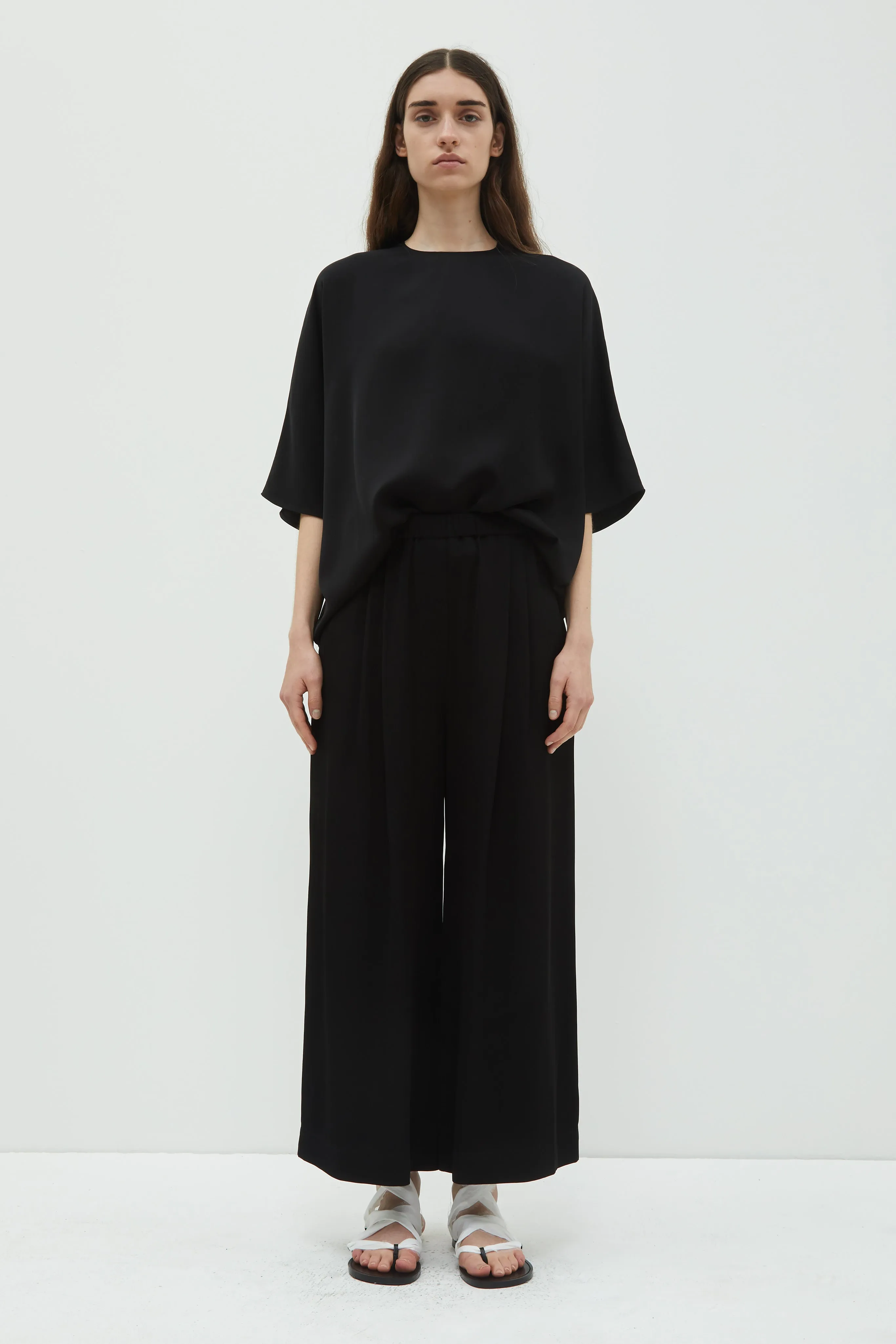 Pima Cropped Wide Leg Pants sold by Christian Wijnants