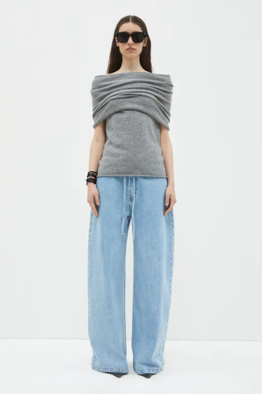 Kilili  Sleeveless Knit Tube Top made by Christian Wijnants