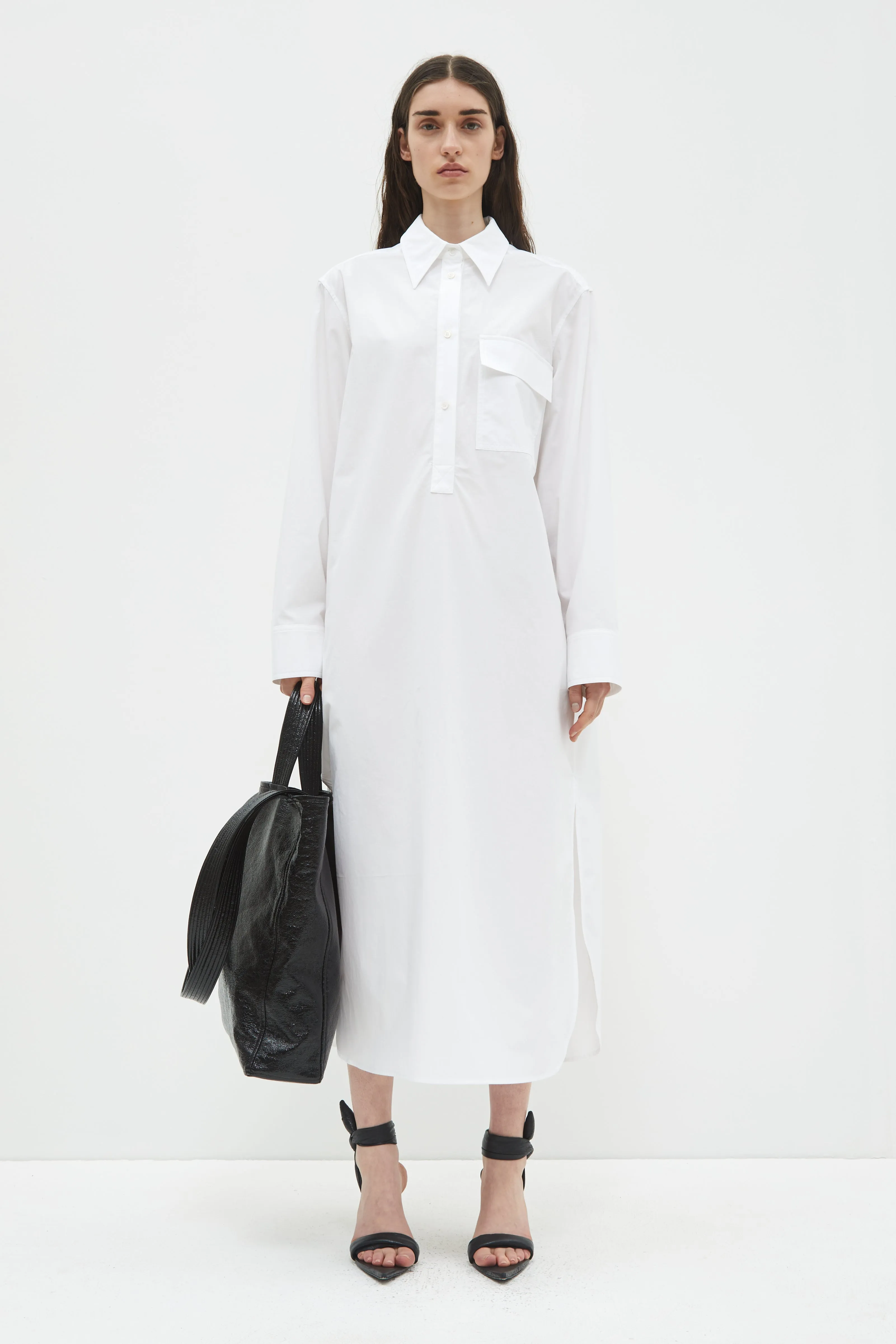 Dua Long Sleeves Shirt Dress sold by Christian Wijnants