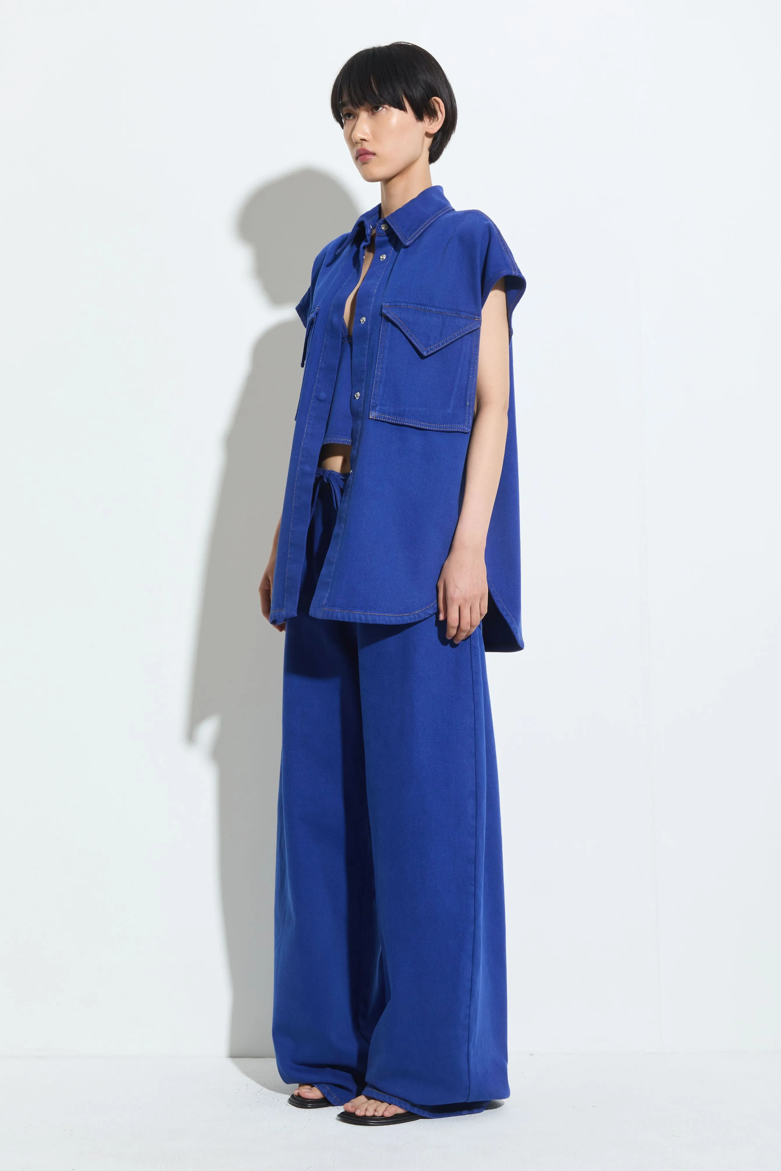 Teta Sleeveless Denim Top sold by Christian Wijnants product image thumbnail 2