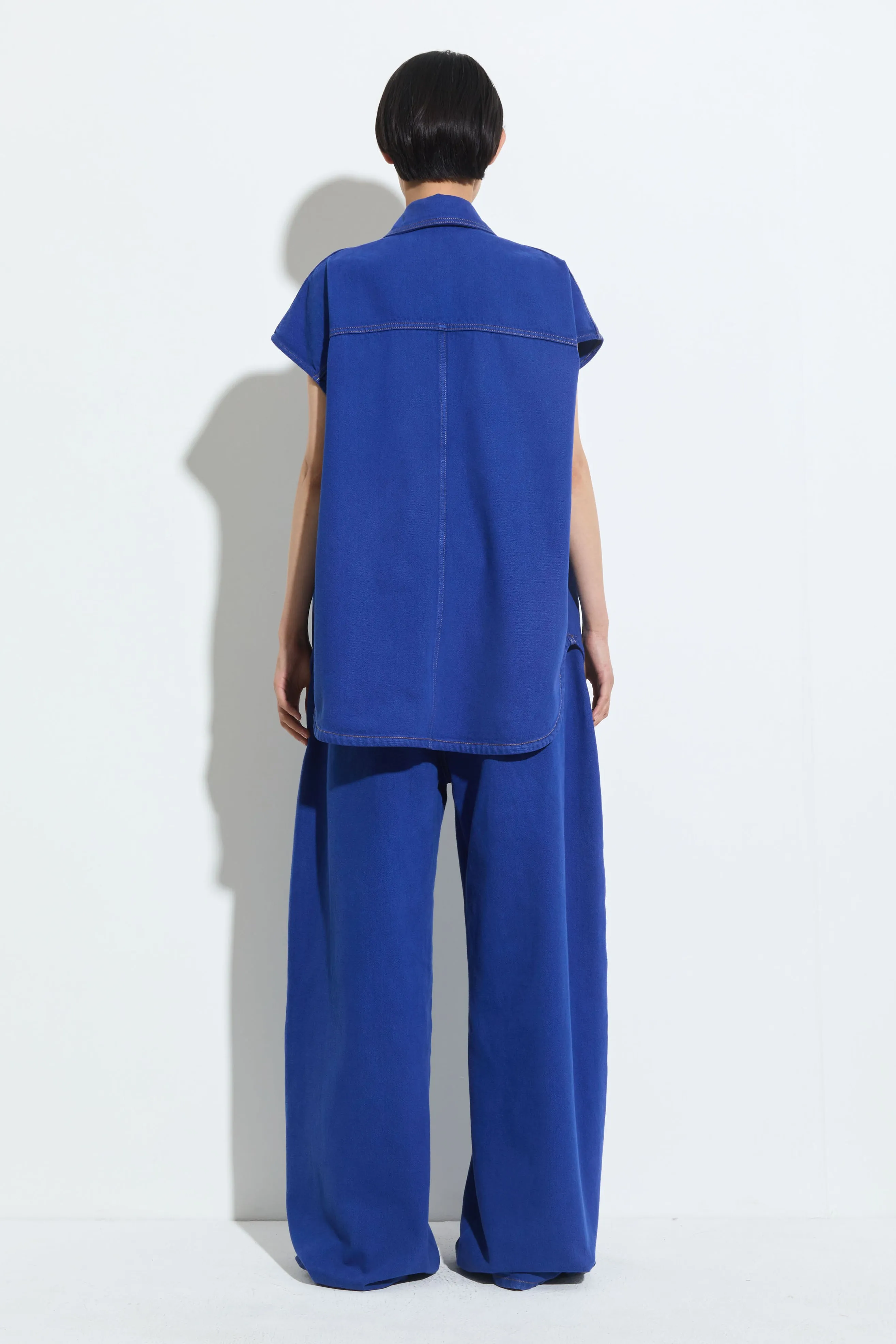 Teta Sleeveless Denim Top sold by Christian Wijnants product image thumbnail 4