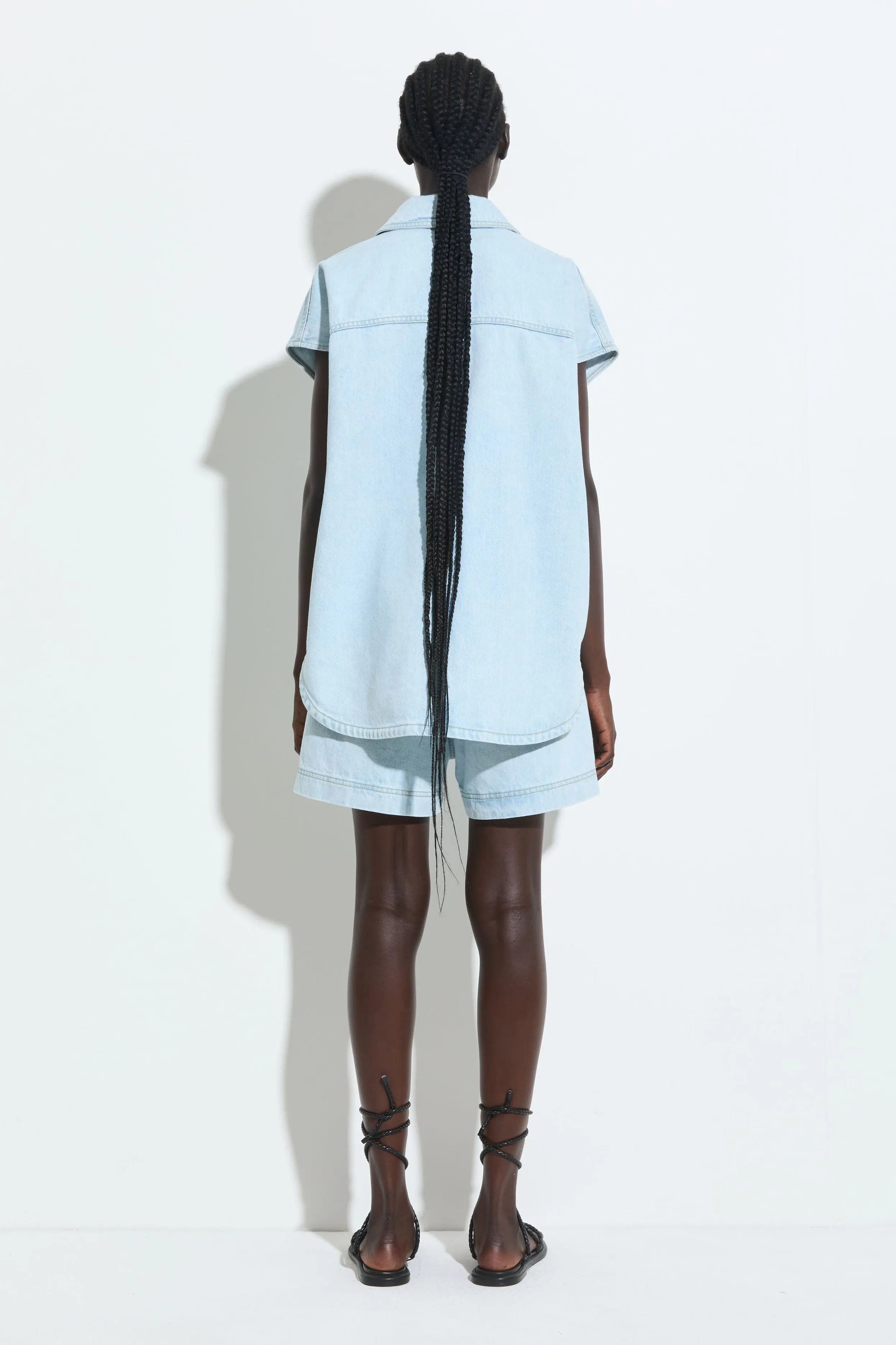 Teta Sleeveless Denim Top sold by Christian Wijnants product image thumbnail 5