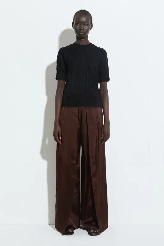 Kibo Short Sleeve Knitted Top sold by Christian Wijnants