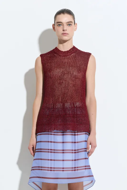 Kanas Sleeveless Knit Top sold by Christian Wijnants