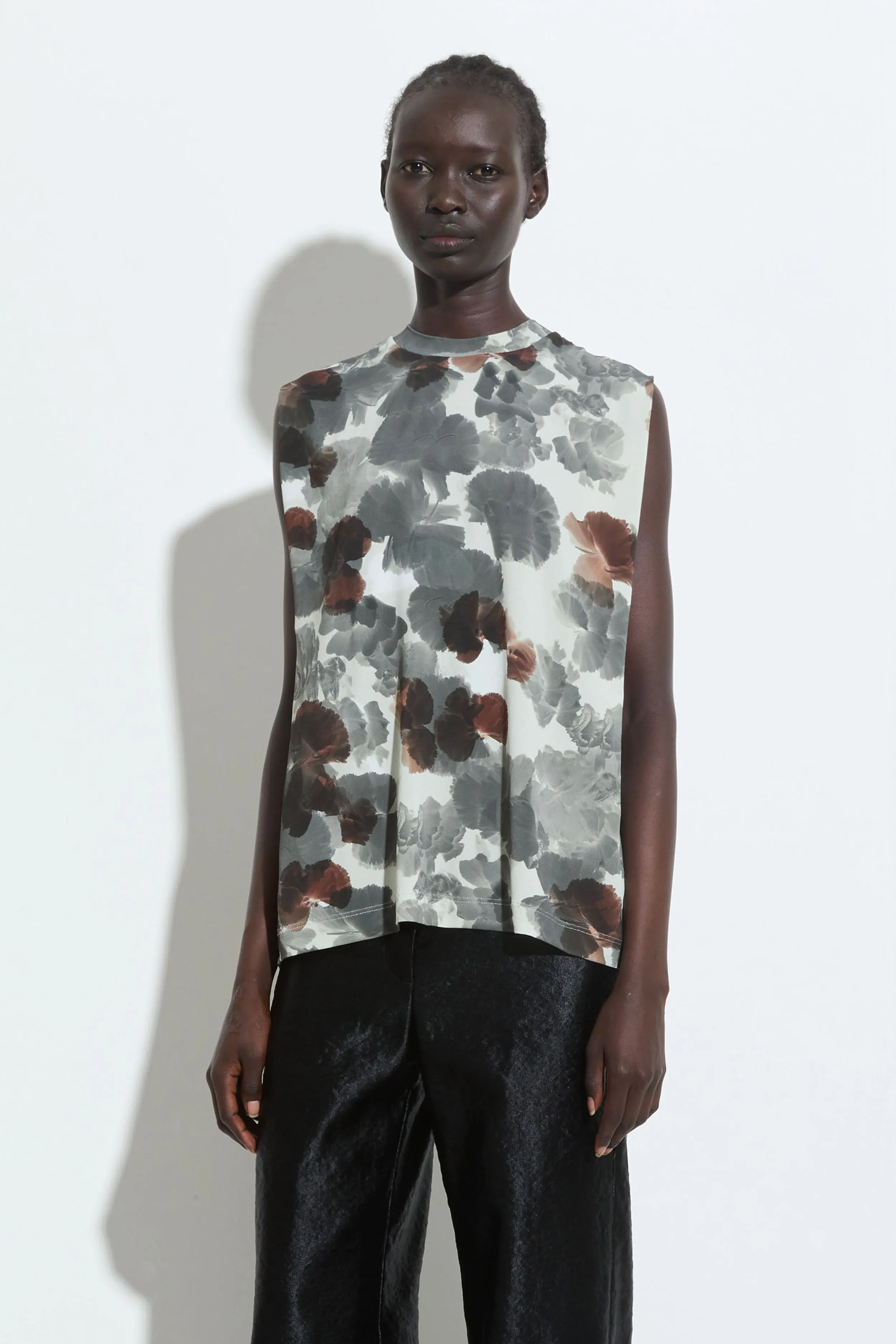 Tabansir Sleeveless Jersey Top sold by Christian Wijnants