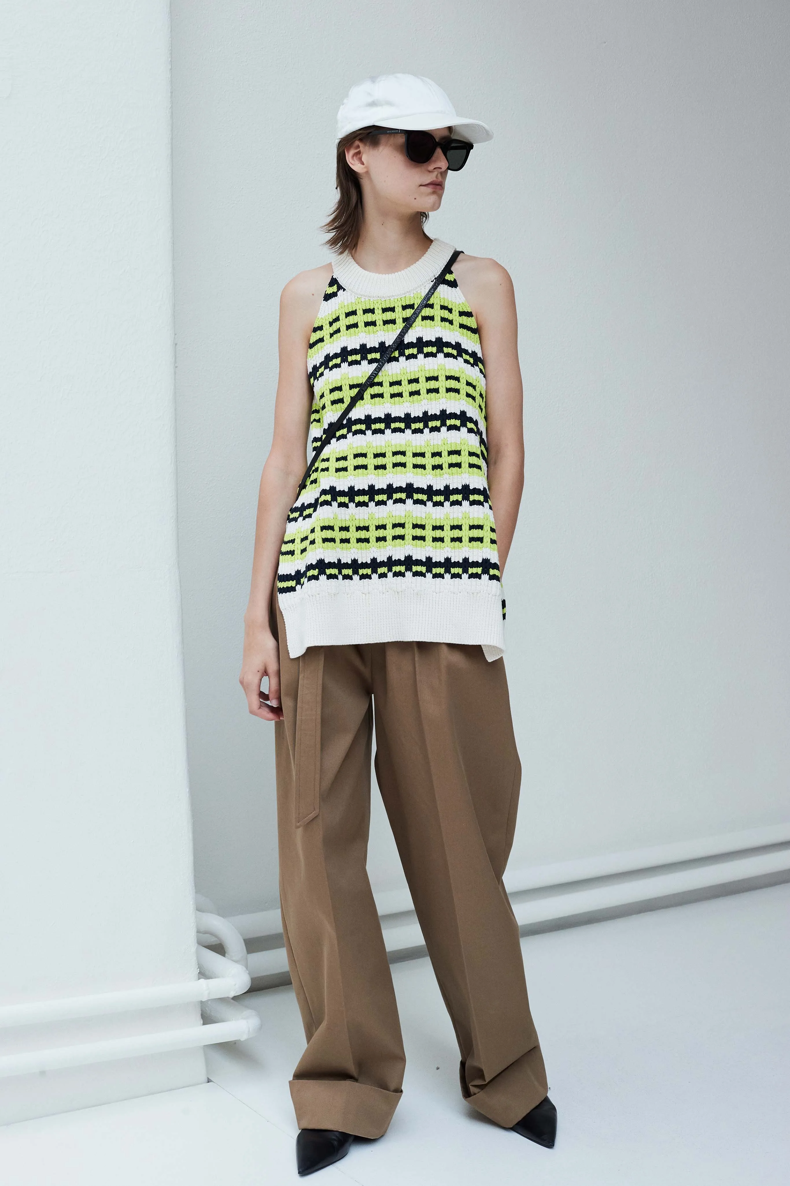 Kaelen sleeveless knitted top sold by Christian Wijnants