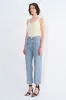 Pelanac Cropped Denim Pants sold by Christian Wijnants