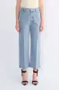 Pelanac Cropped Denim Pants sold by Christian Wijnants