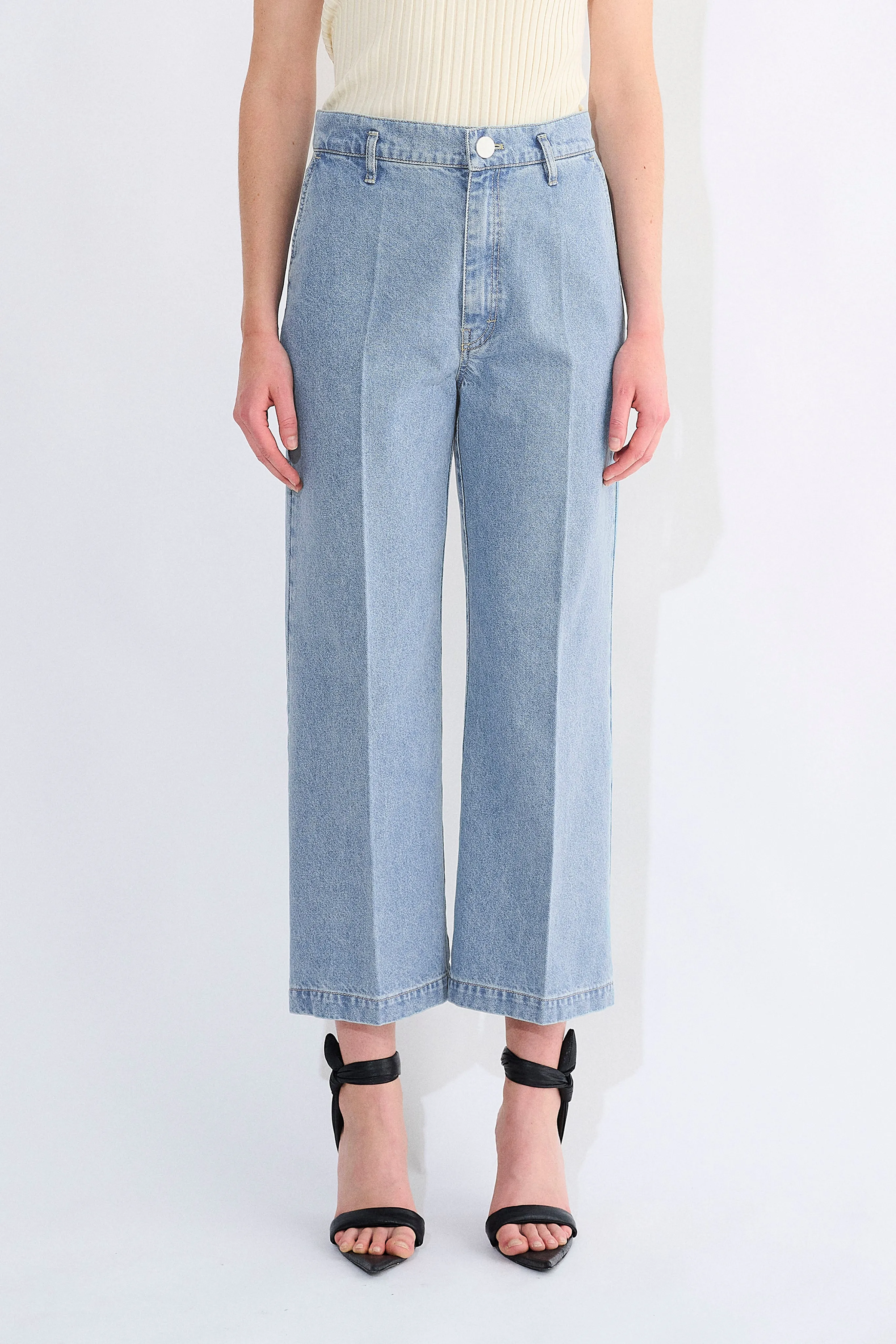 Pelanac Cropped Denim Pants sold by Christian Wijnants product image thumbnail 2
