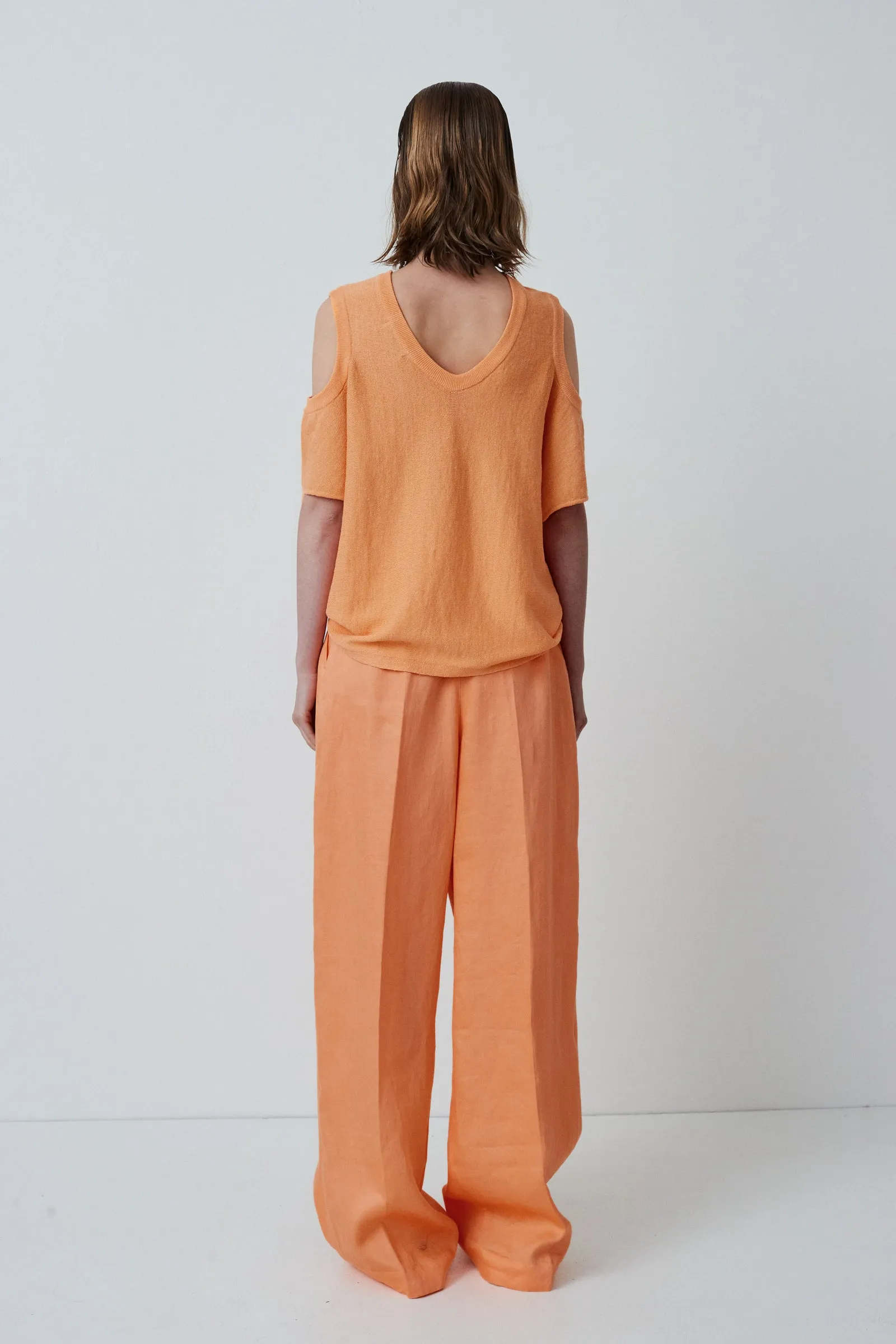 Parouze wide leg pleated trousers sold by Christian Wijnants product image thumbnail 3