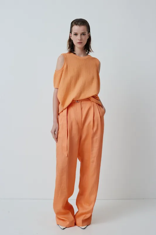 Parouze wide leg pleated trousers sold by Christian Wijnants