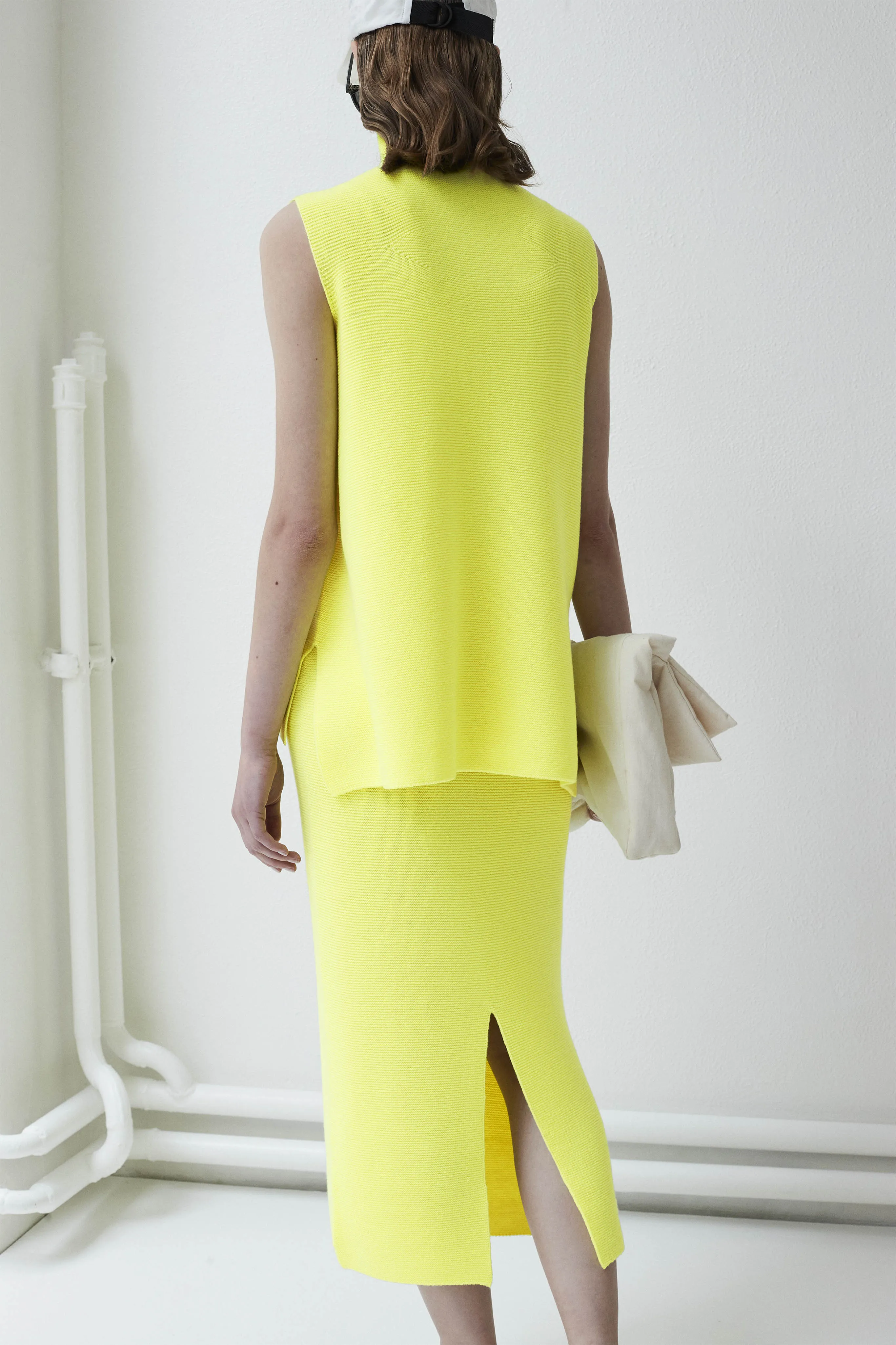 Krok whole garment knitted long skirt sold by Christian Wijnants product image thumbnail 3