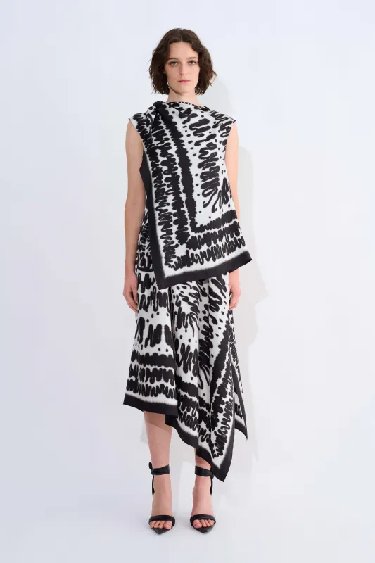 Diatou Scarf Dress made by Christian Wijnants