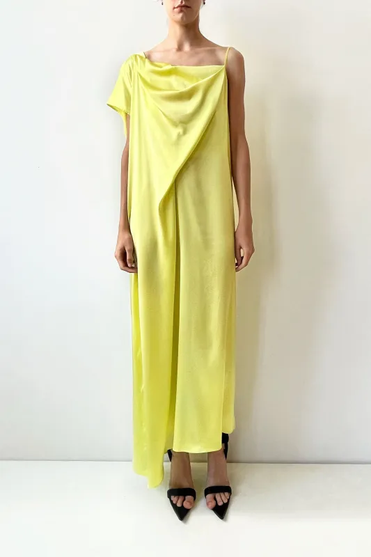 Damila Draped One Shoulder Dress sold by Christian Wijnants
