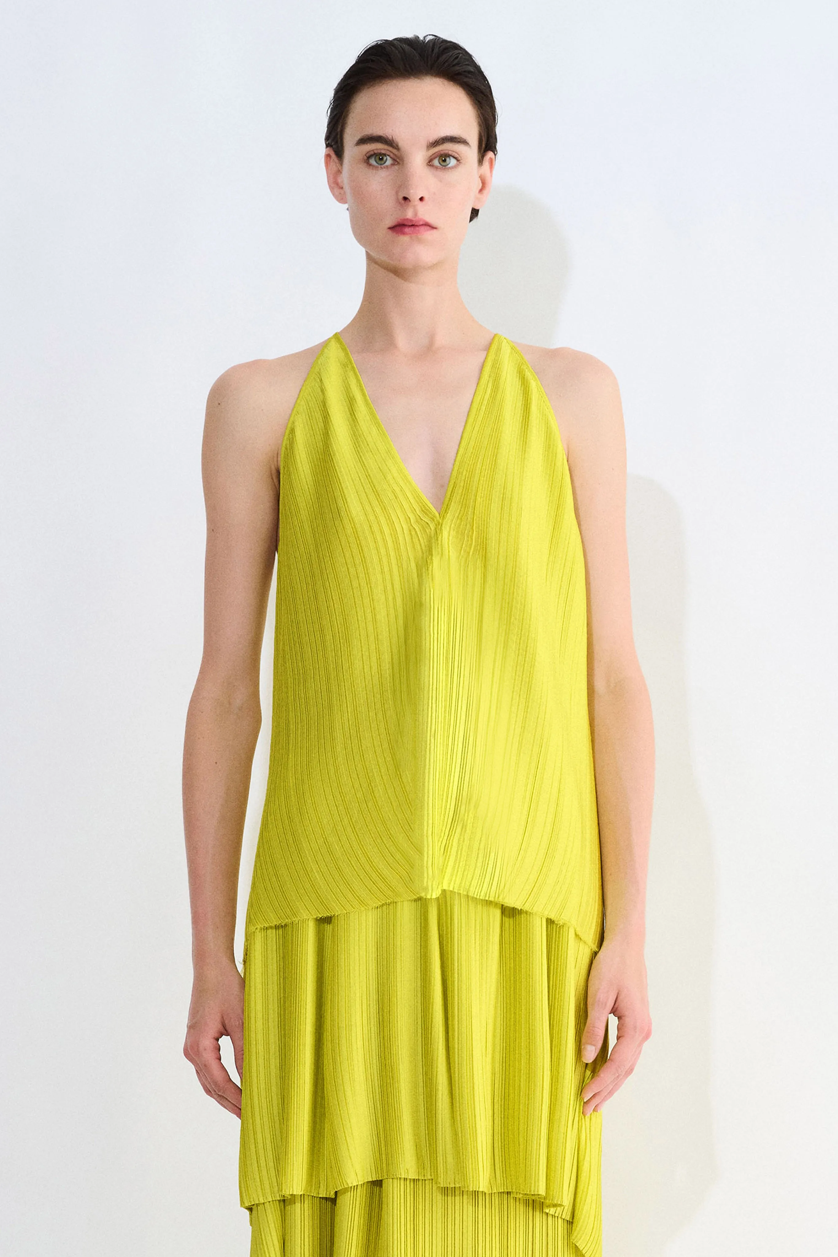 Tahira Plisse Top sold by Christian Wijnants