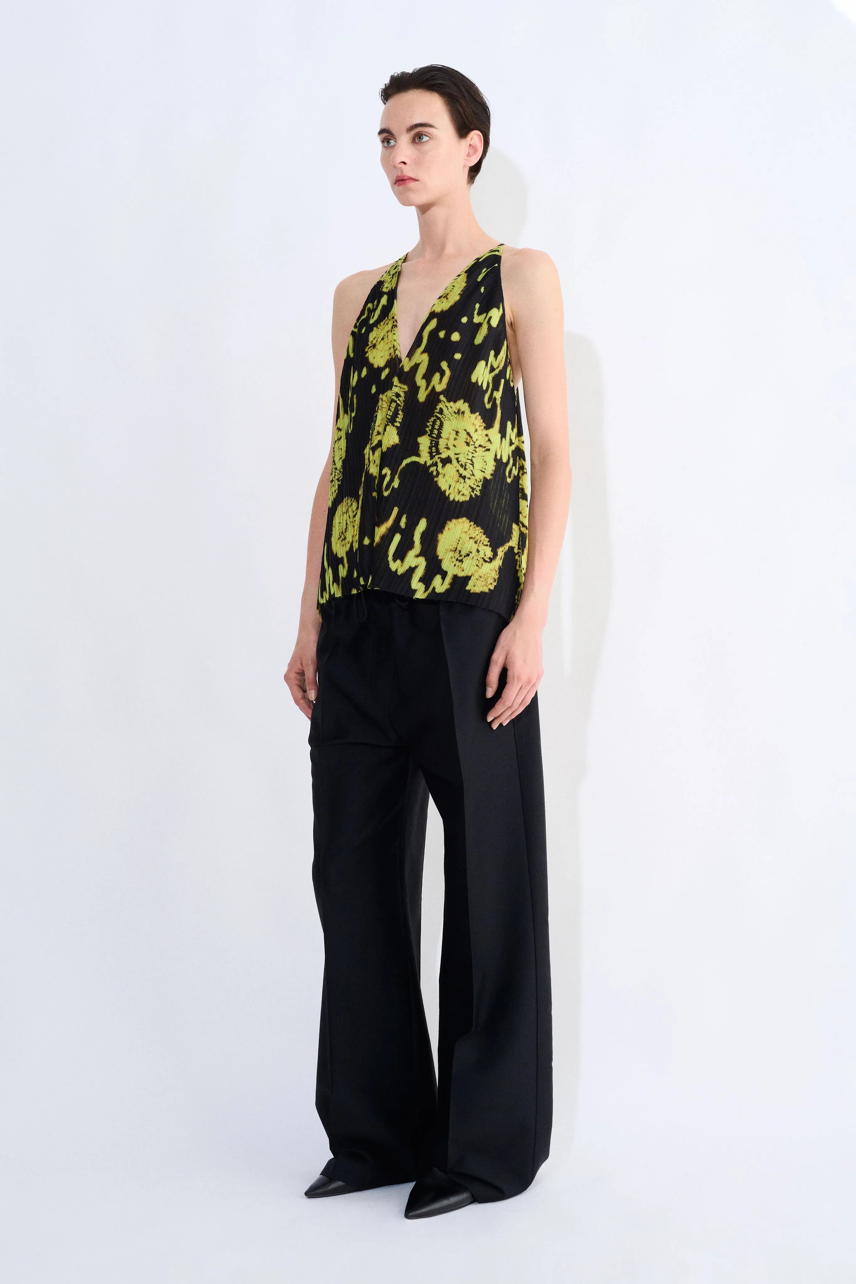 Tahira Plisse Top With Halter Back sold by Christian Wijnants product image thumbnail 2