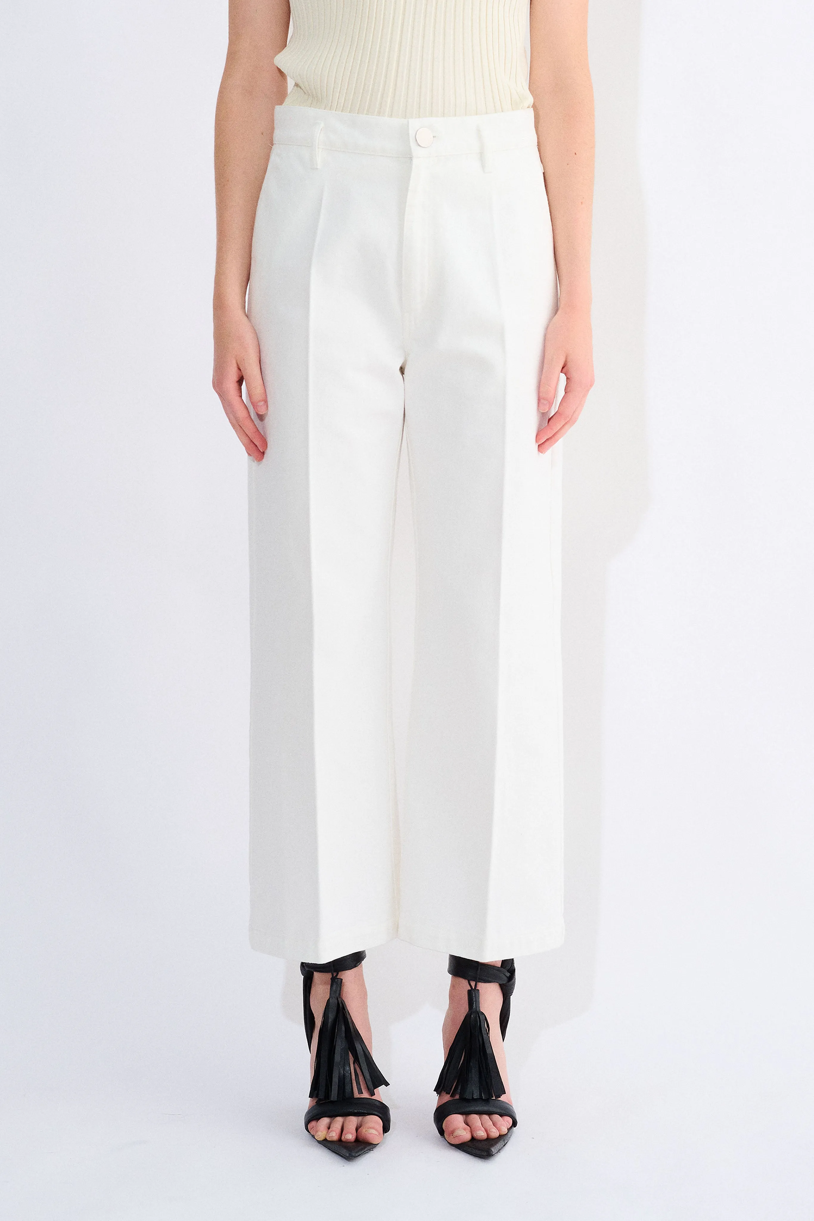 Pelanac Cropped Denim Pants sold by Christian Wijnants product image thumbnail 2