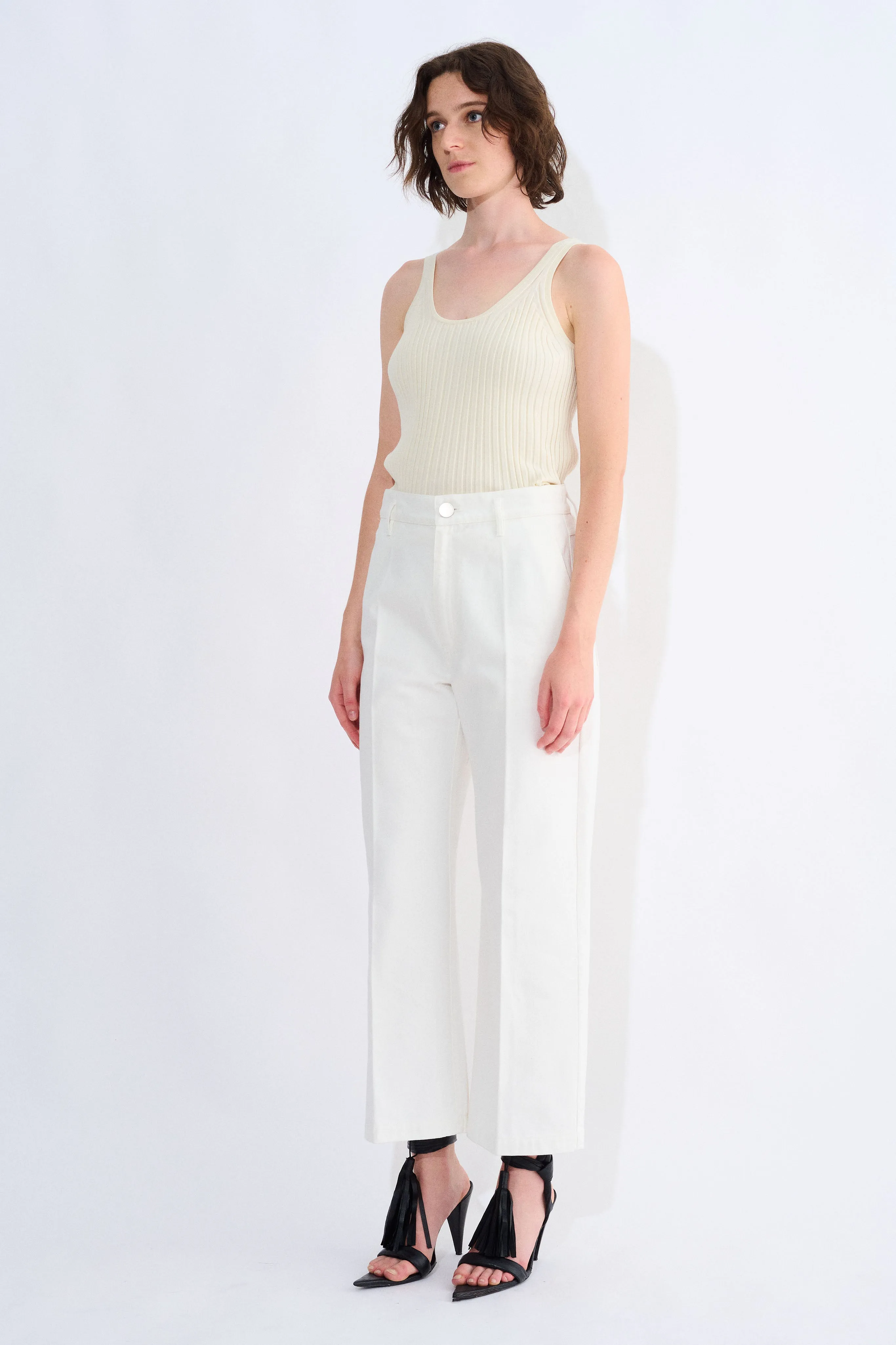 Pelanac Cropped Denim Pants sold by Christian Wijnants product image thumbnail 3