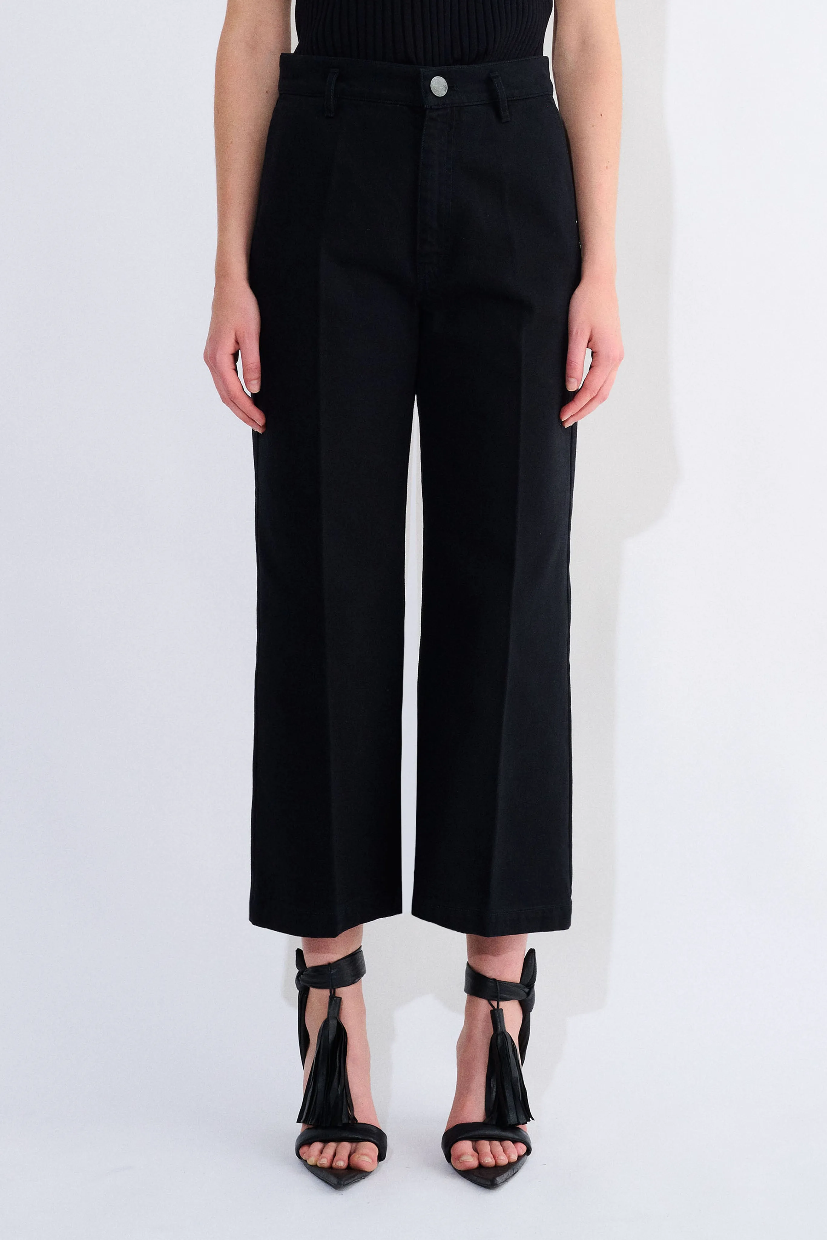 Pelanac Cropped Denim Pants sold by Christian Wijnants product image thumbnail 2