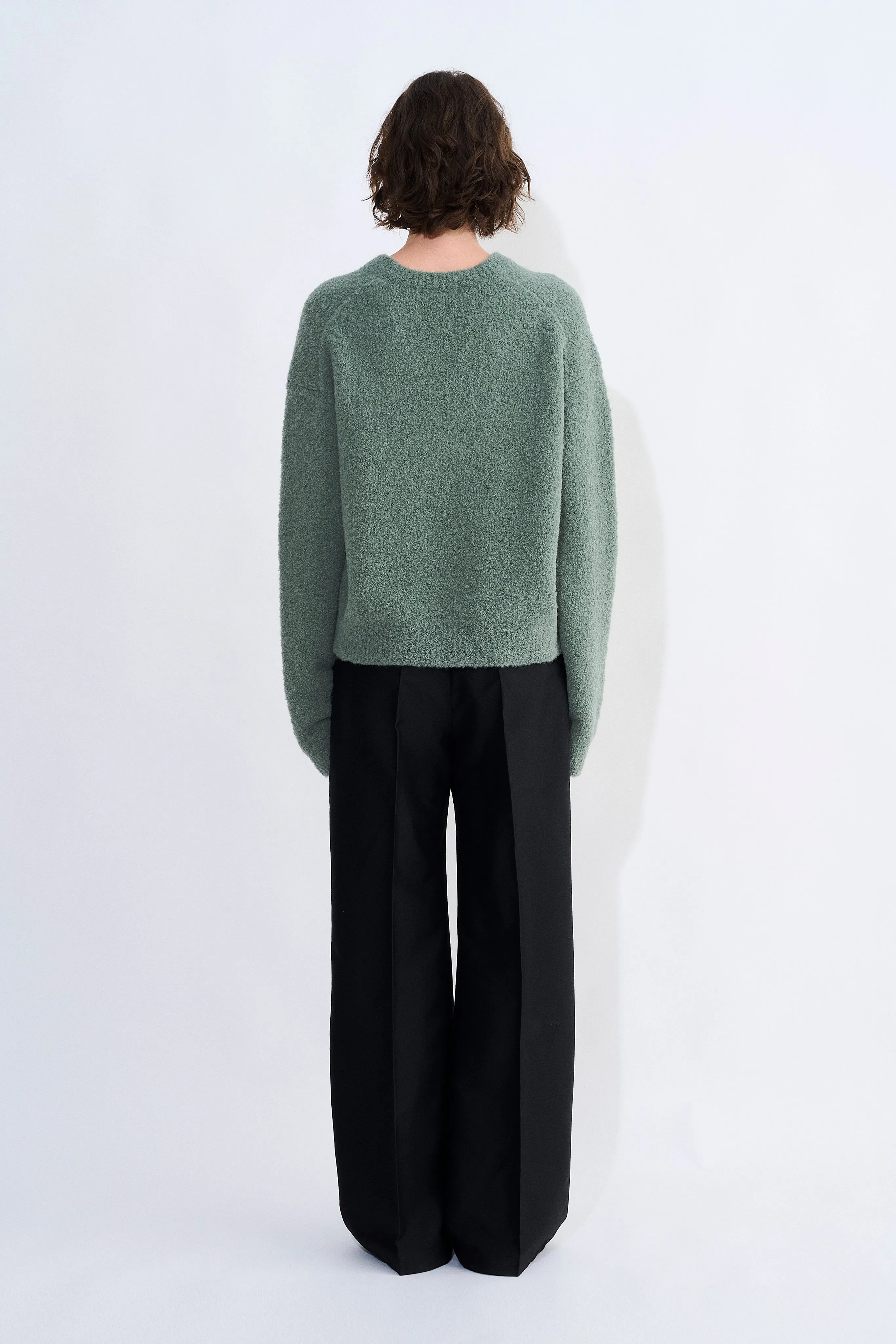 Kite Boucle V-Neck Sweater sold by Christian Wijnants product image thumbnail 3