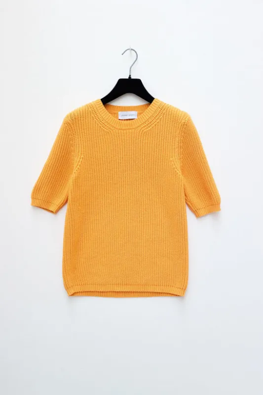 Krasta knitted shortsleeve top sold by Christian Wijnants