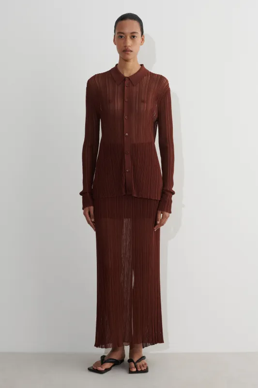 Kendi Plisse Skirt made by Christian Wijnants