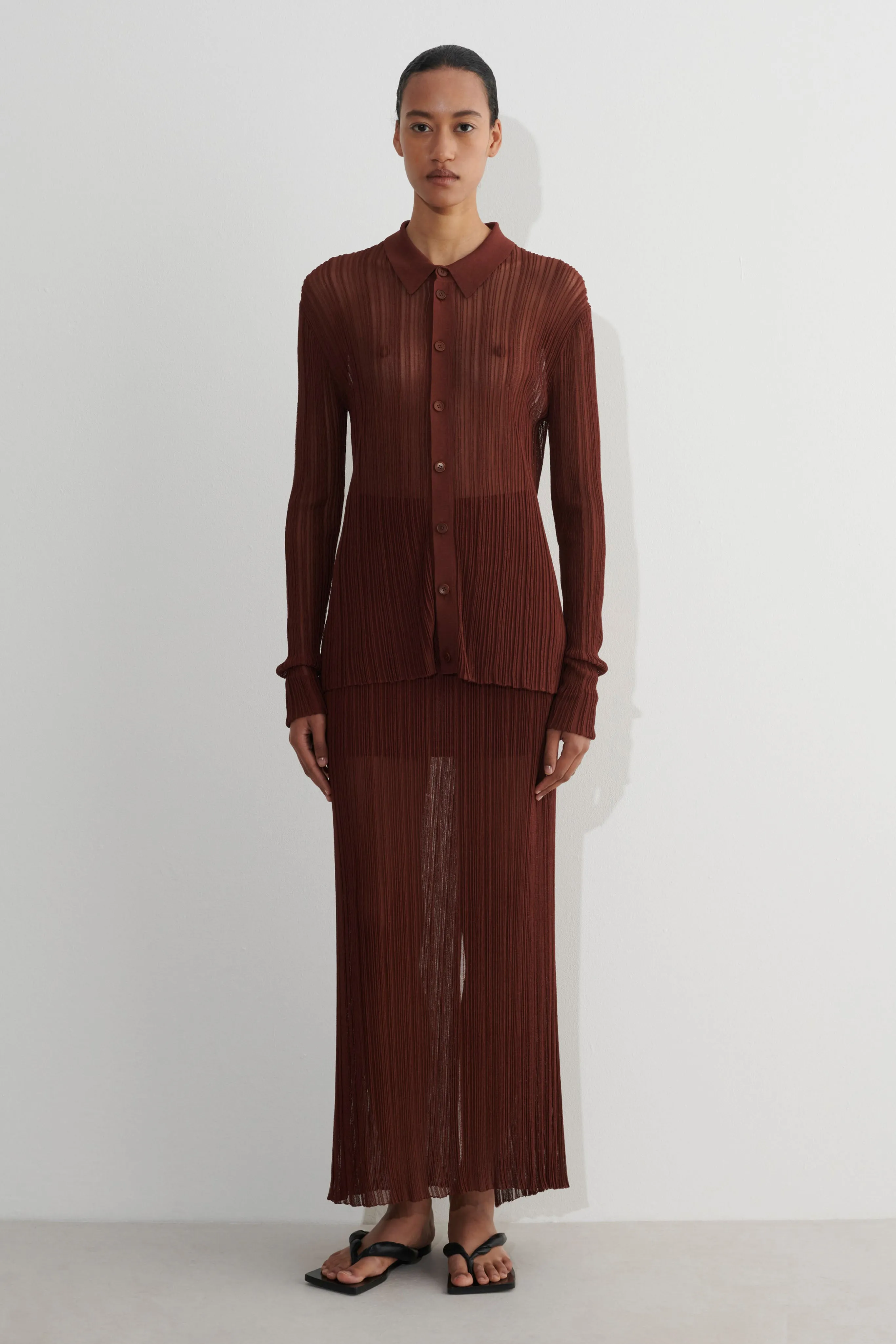 Kendi Plisse Skirt sold by Christian Wijnants