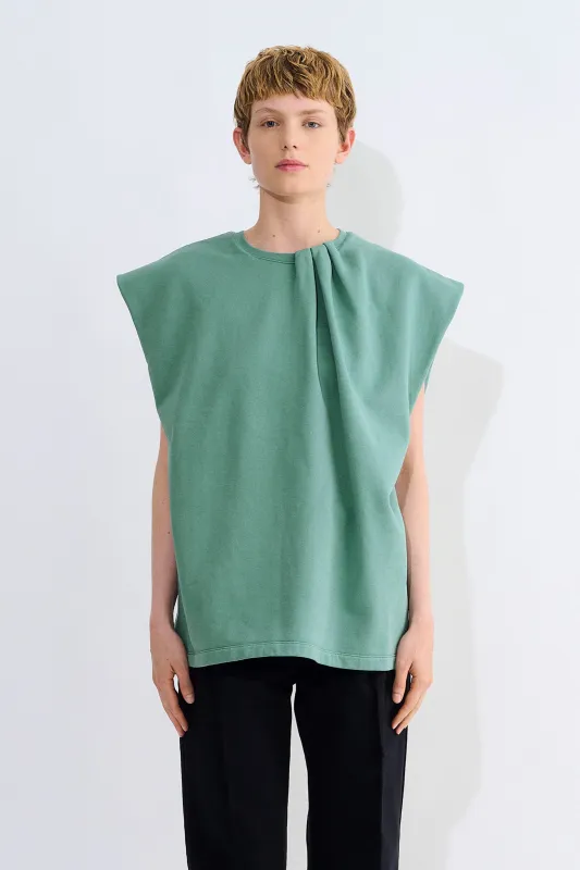 Toure T-Shirt With Drape Detail sold by Christian Wijnants
