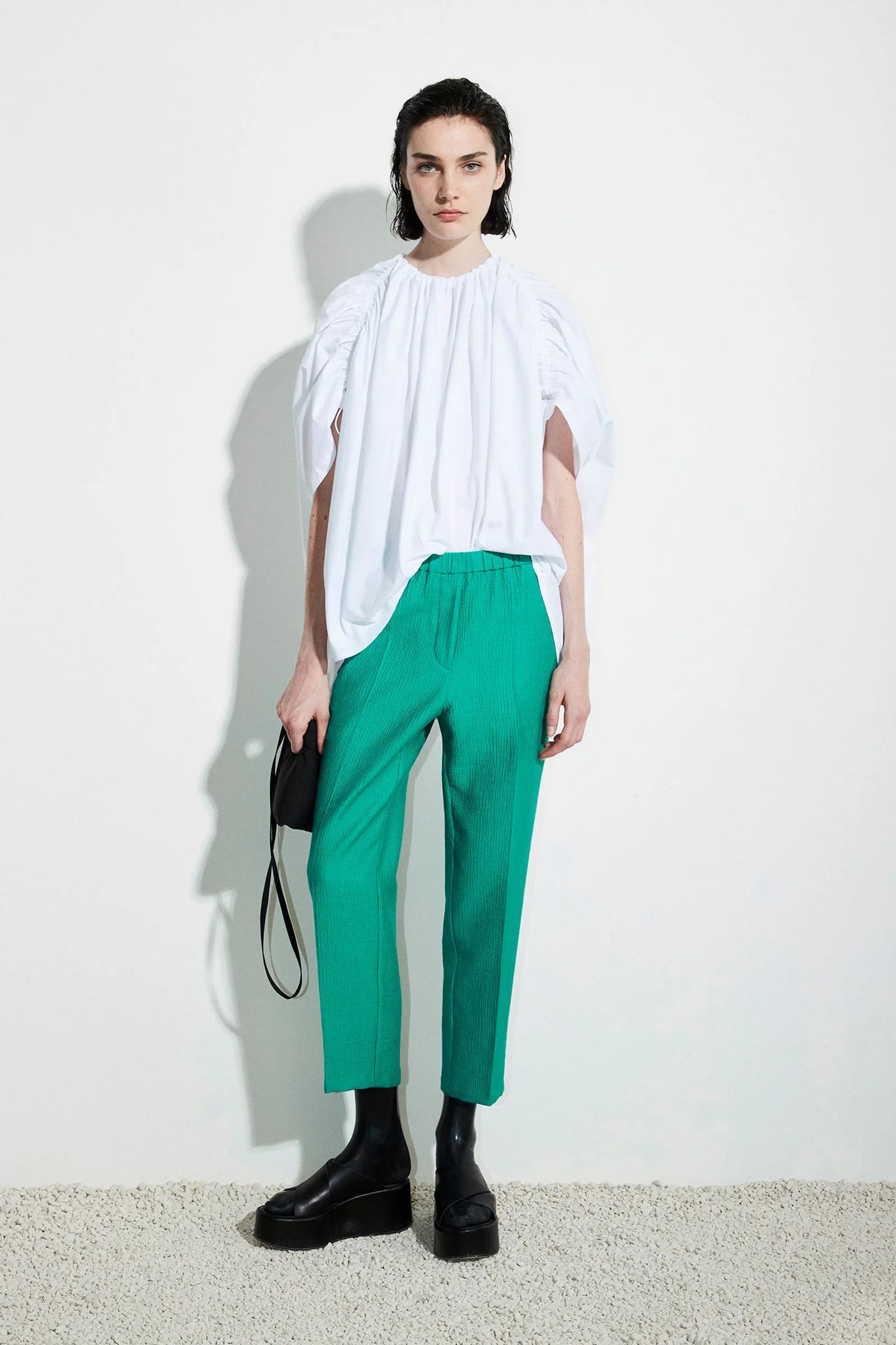 Peruna Cropped Trousers sold by Christian Wijnants