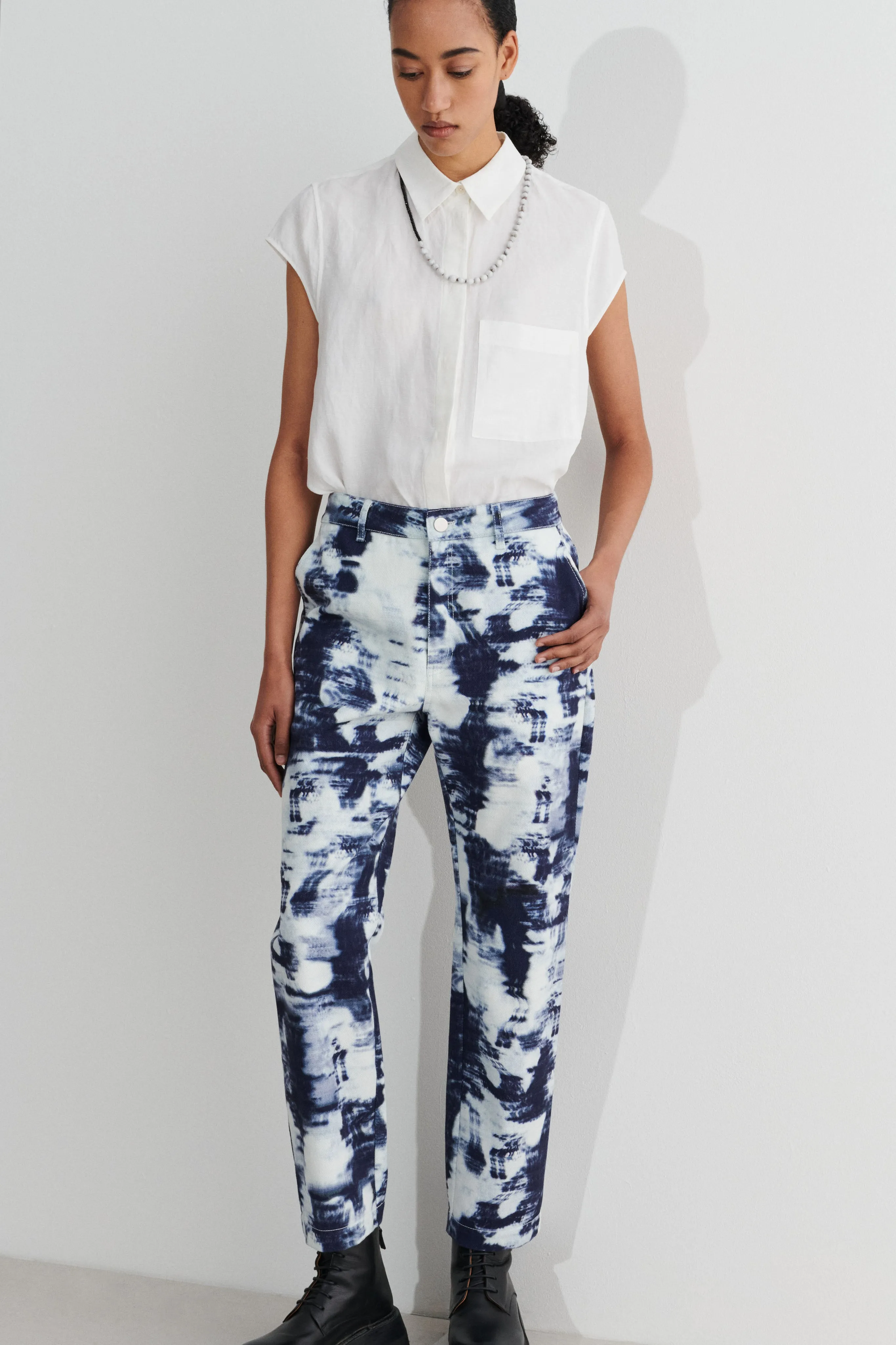 Pinyad Cropped Jeans sold by Christian Wijnants product image thumbnail 3