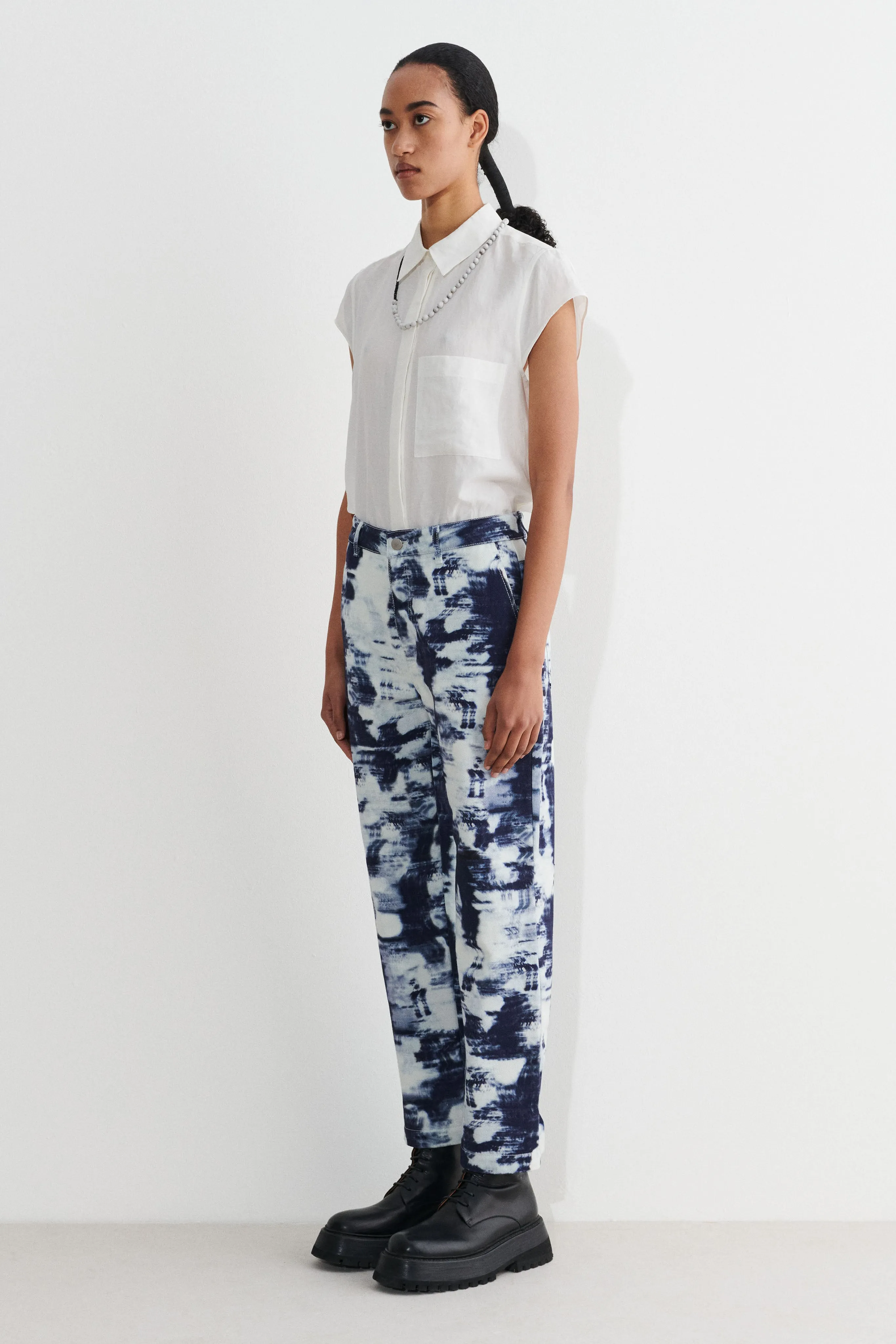 Pinyad Cropped Jeans sold by Christian Wijnants product image thumbnail 2