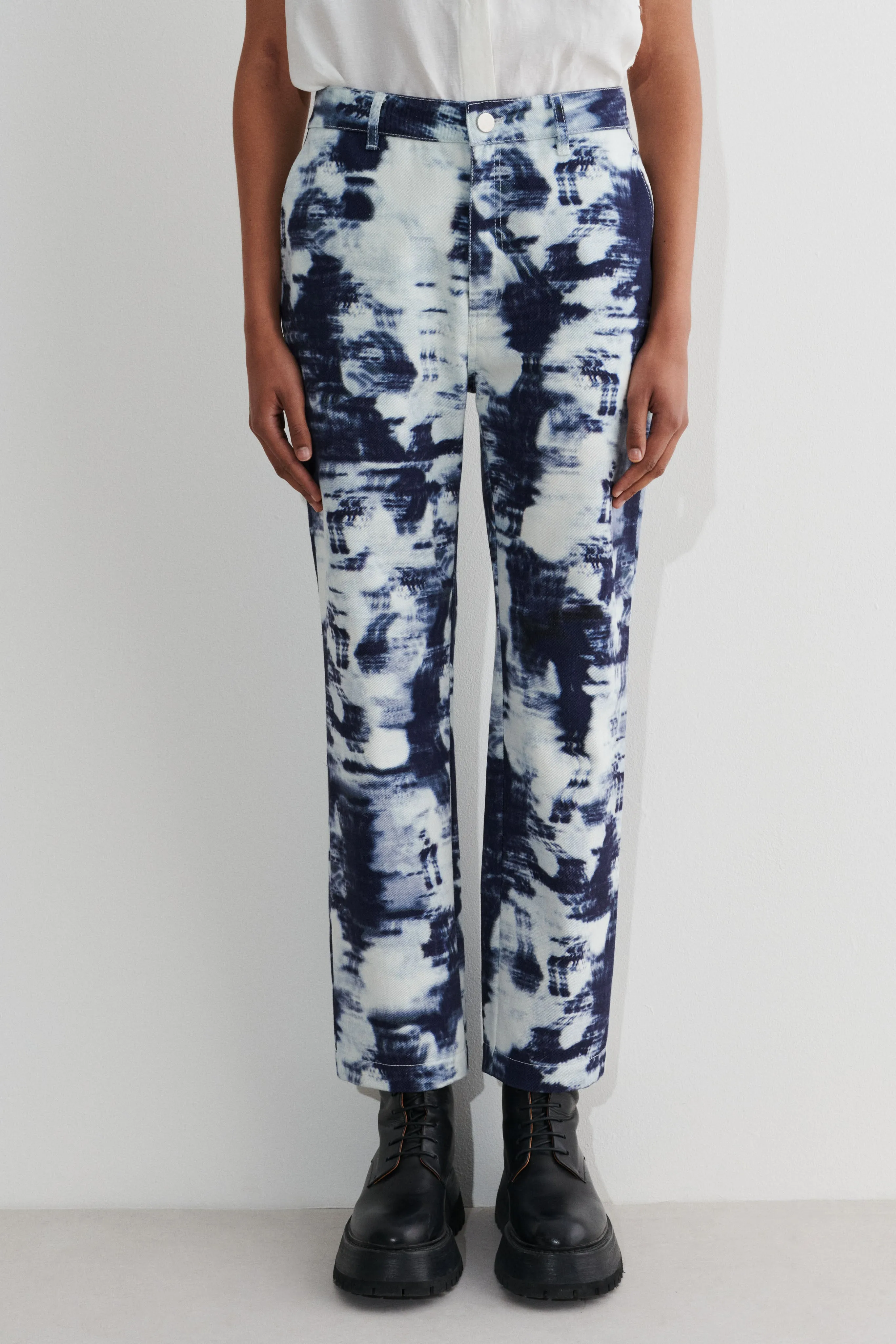 Pinyad Cropped Jeans sold by Christian Wijnants product image thumbnail 4